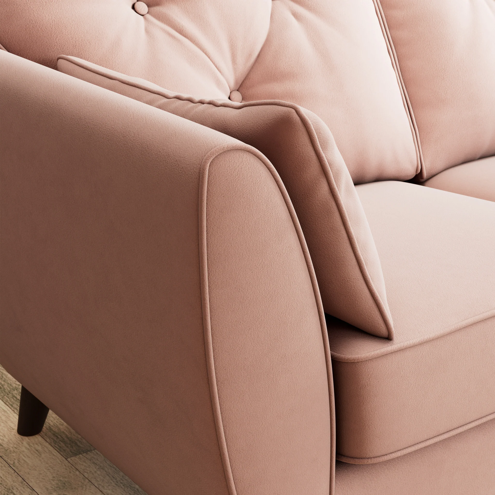 Edison Velvet 2 Seater Sofa - Image 22