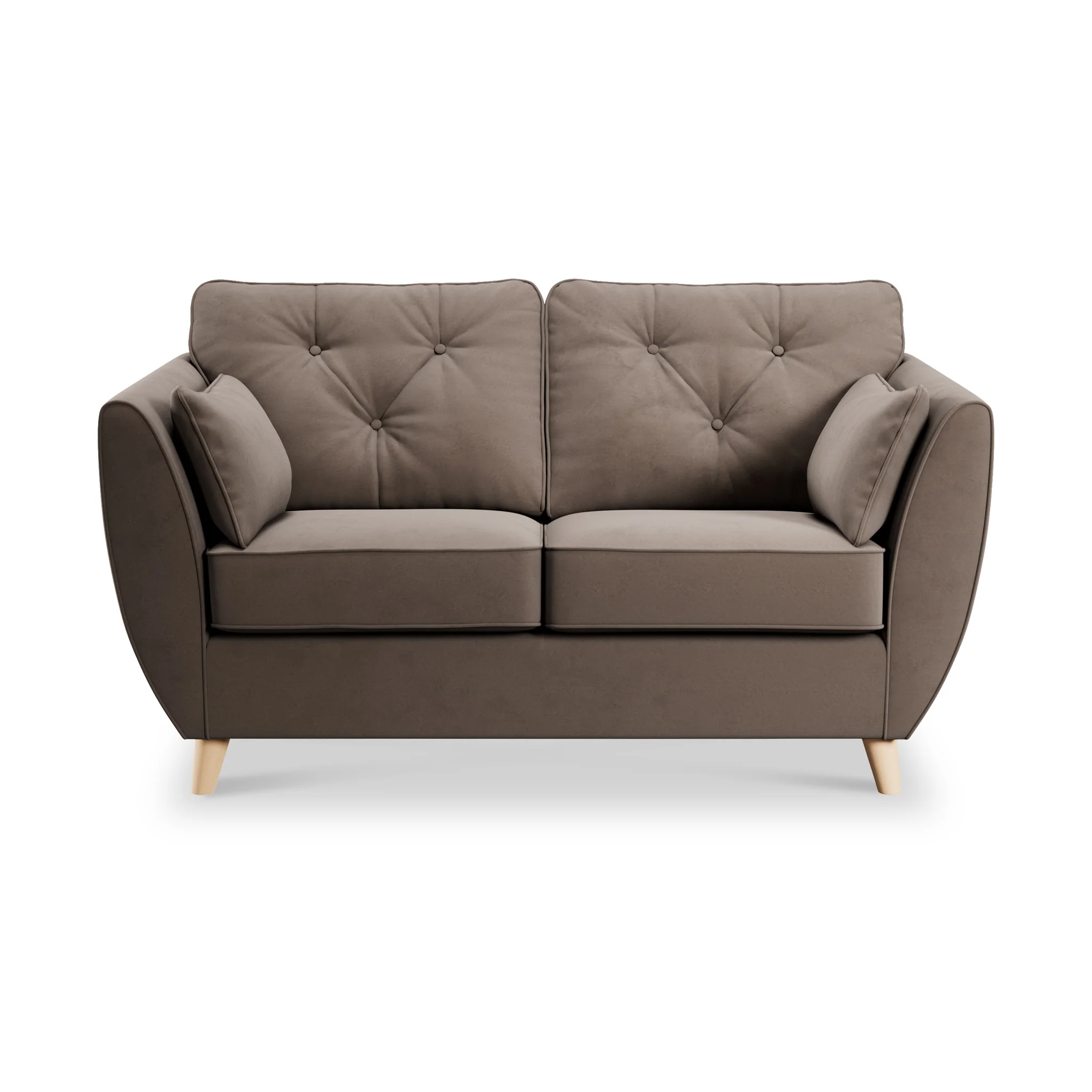 Edison Velvet 2 Seater Sofa - Image 25