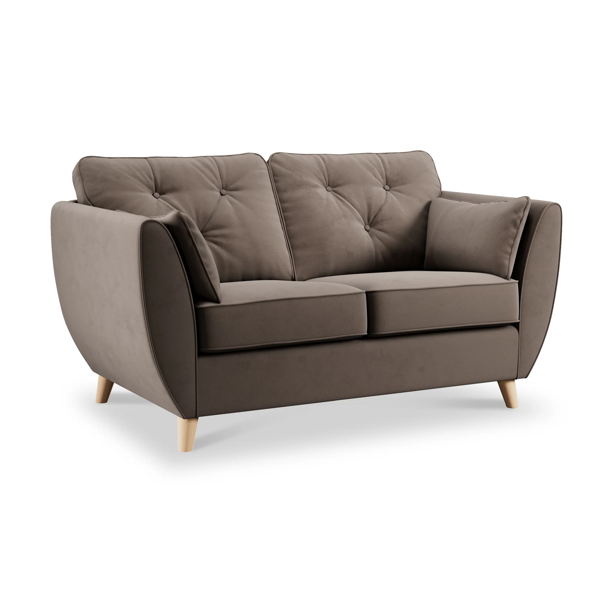 Edison Velvet 2 Seater Sofa - Image 28