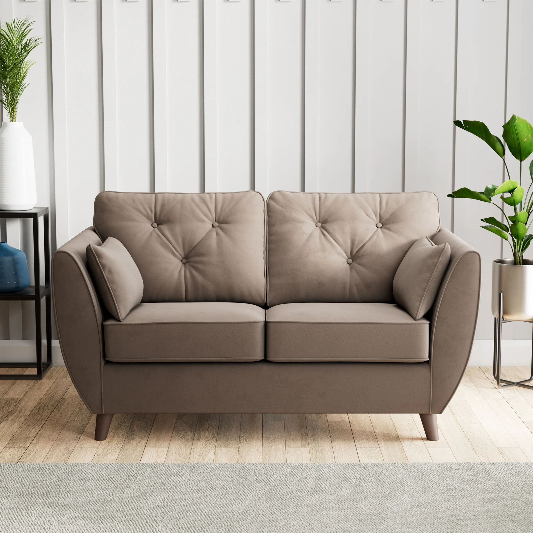 Edison Velvet 2 Seater Sofa - Image 31
