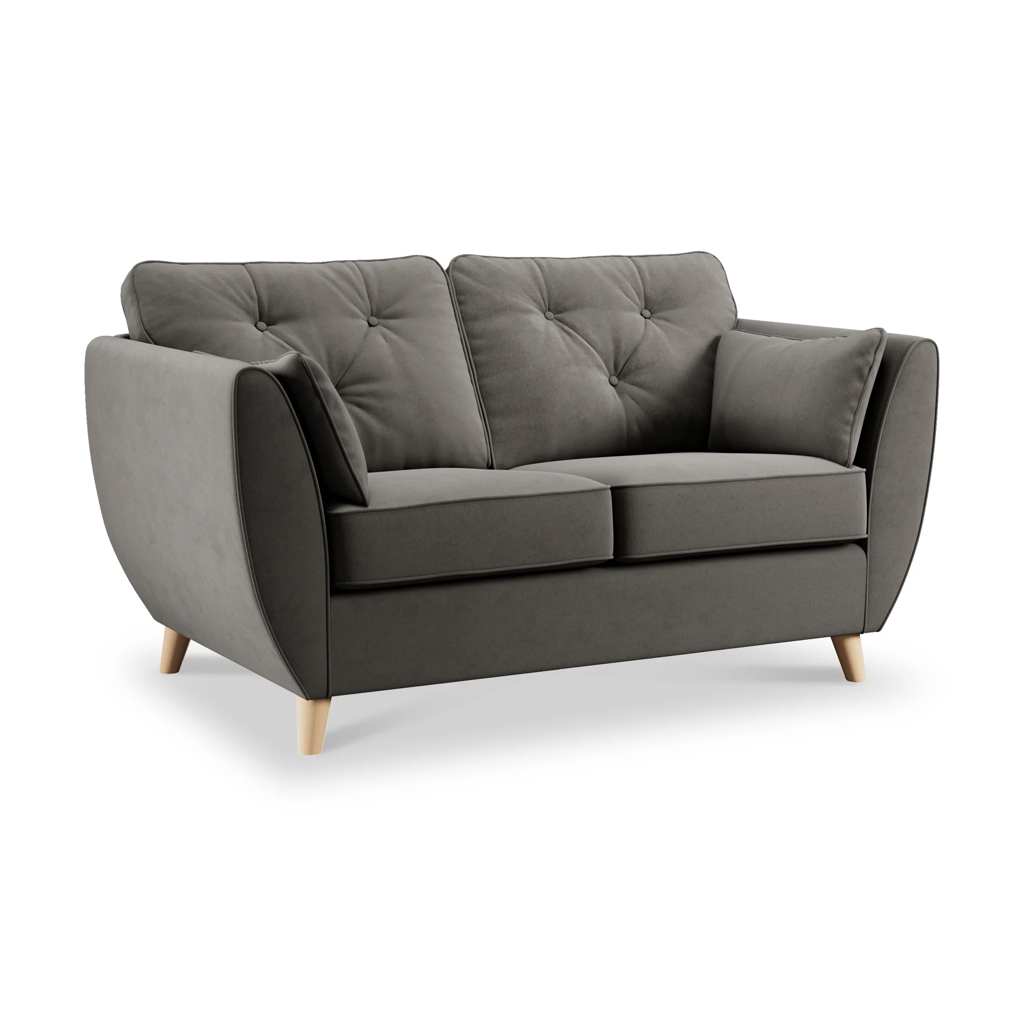 Edison Velvet 2 Seater Sofa - Image 40