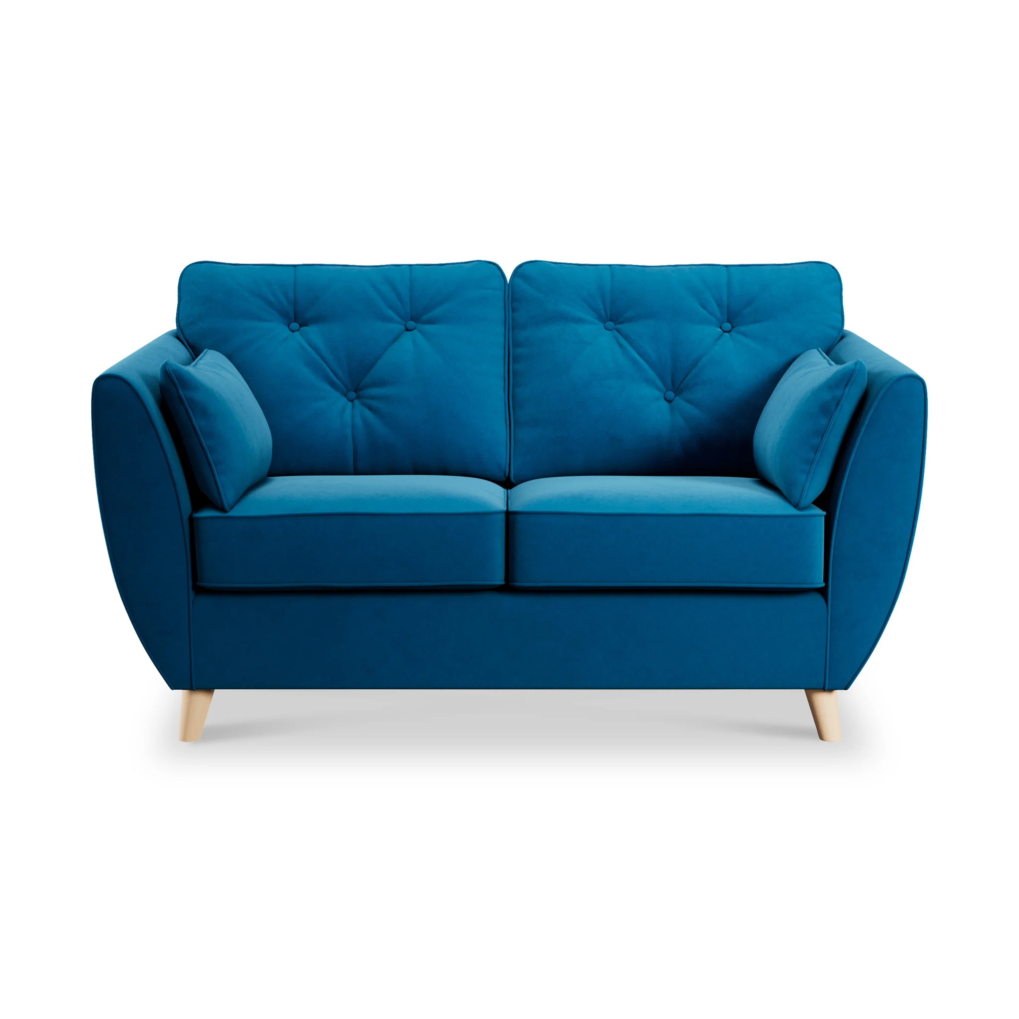 Edison Velvet 2 Seater Sofa - Image 49