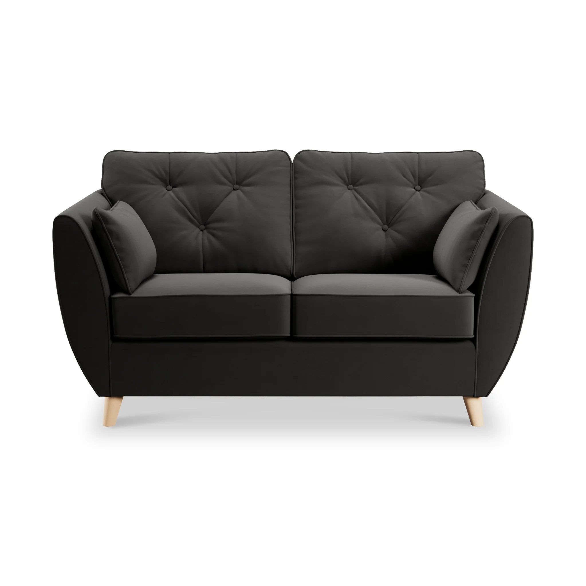 Edison Velvet 2 Seater Sofa - Image 61