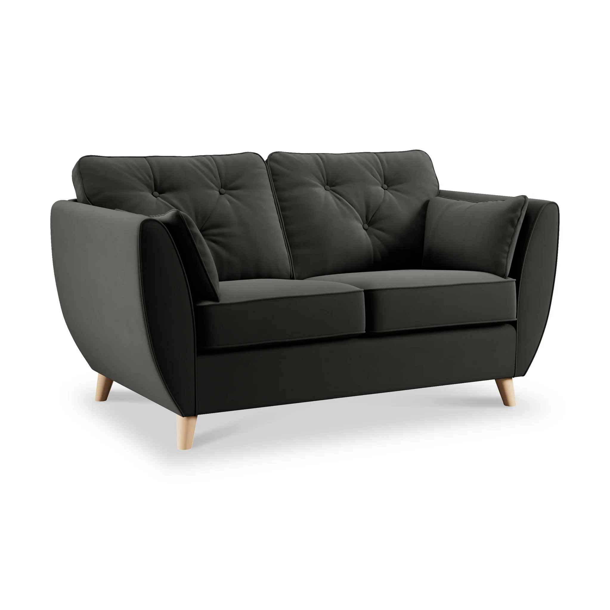 Edison Velvet 2 Seater Sofa - Image 64