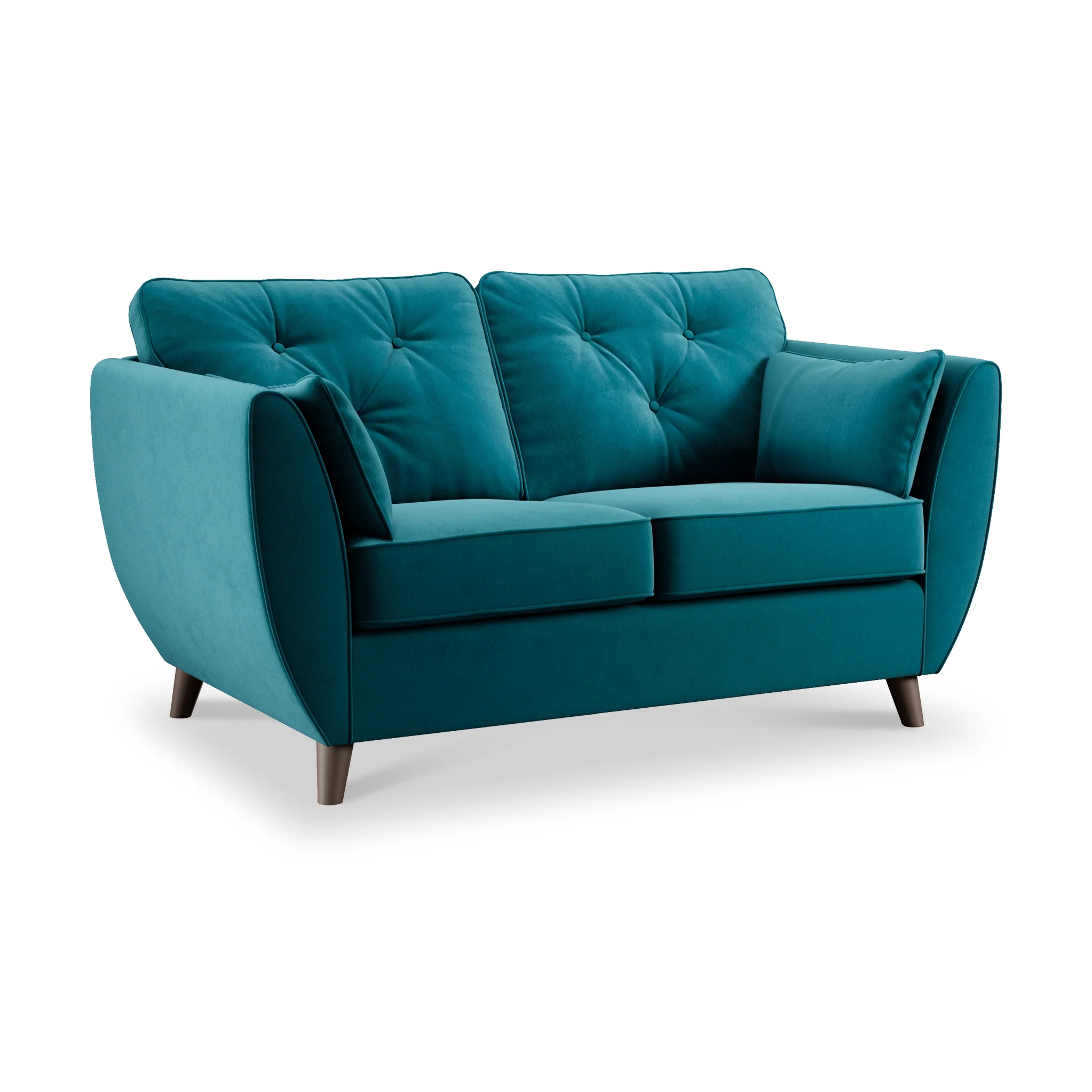 Edison Velvet 2 Seater Sofa - Image 8