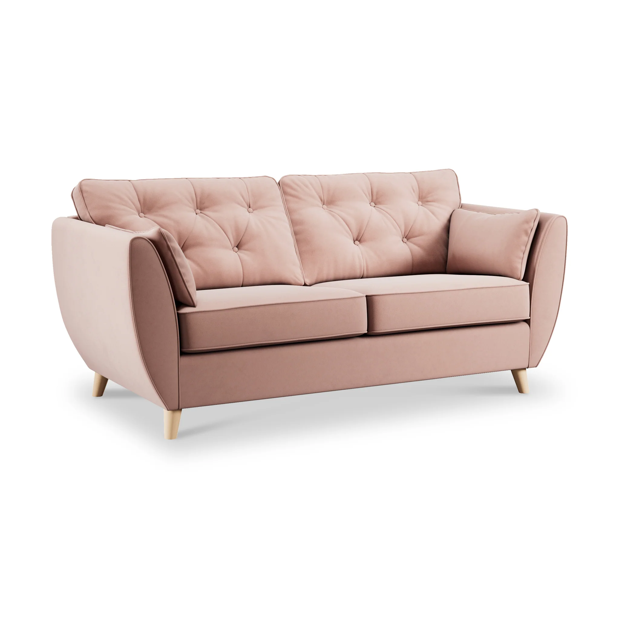 Edison Velvet 3 Seater Sofa - Image 16