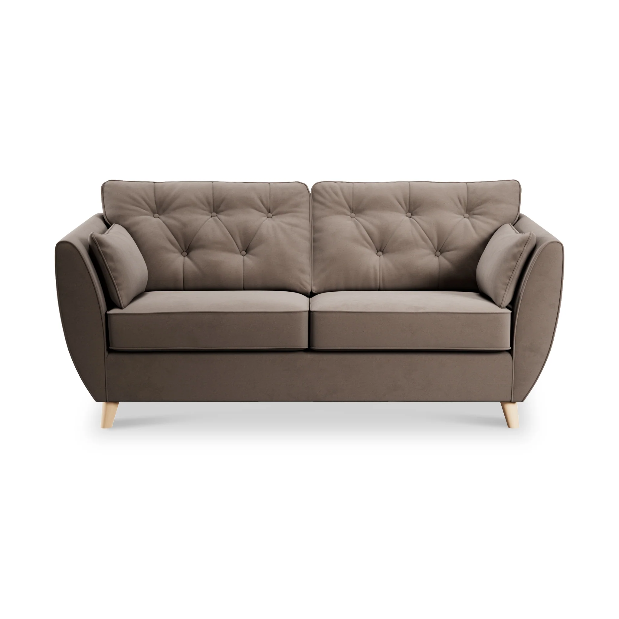 Edison Velvet 3 Seater Sofa - Image 25