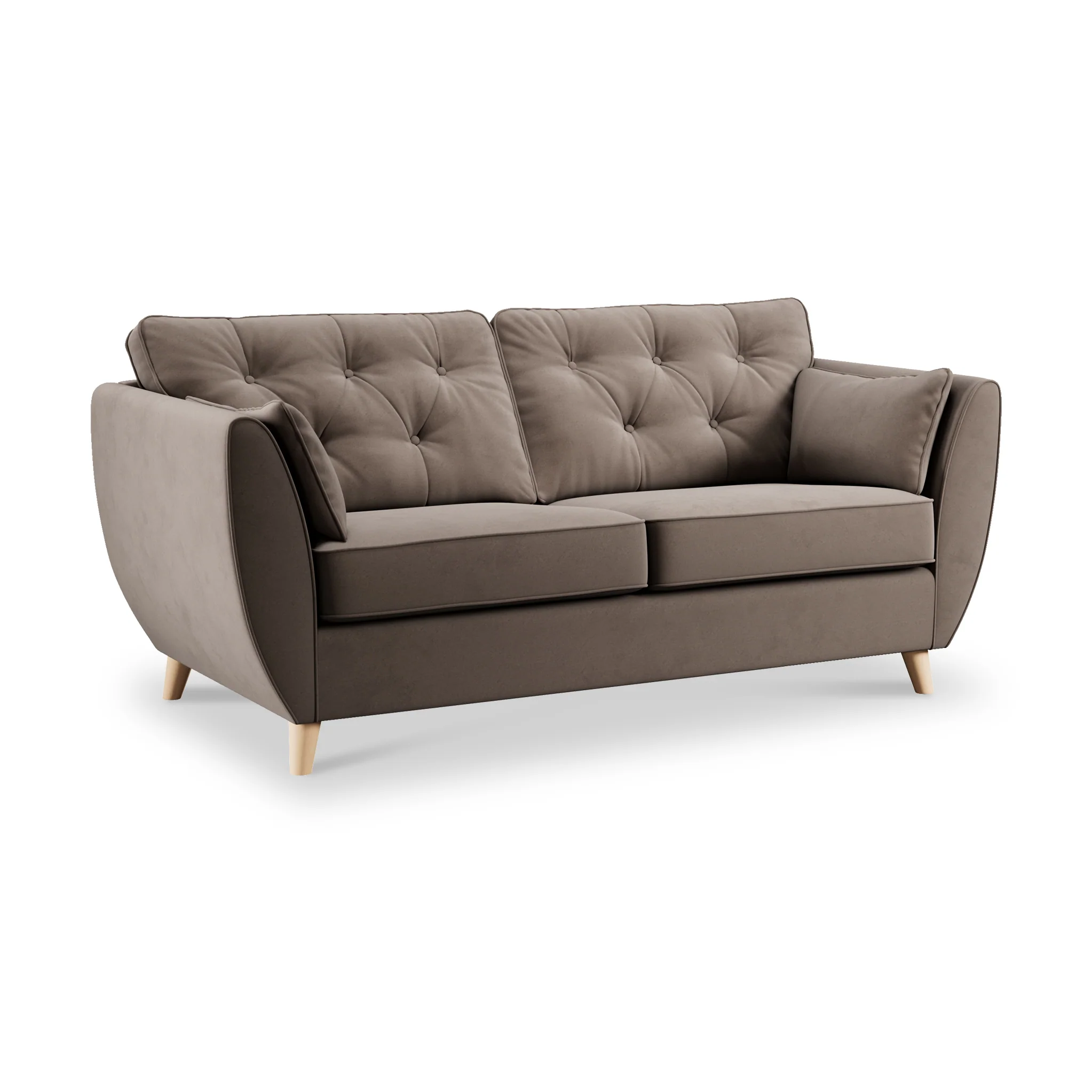 Edison Velvet 3 Seater Sofa - Image 28