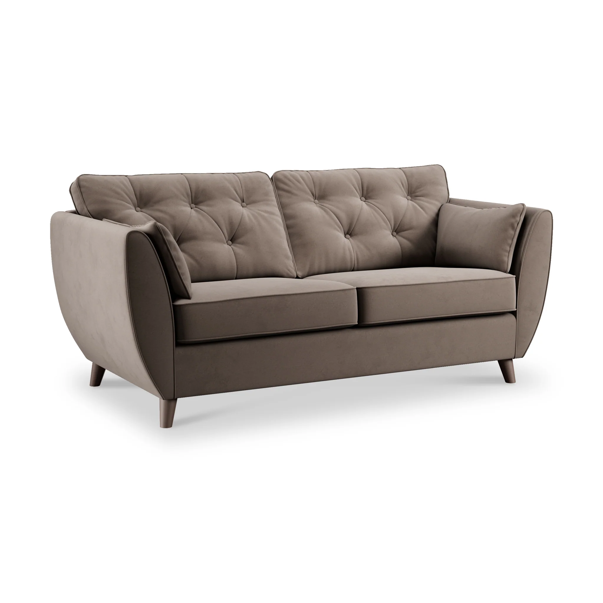 Edison Velvet 3 Seater Sofa - Image 32