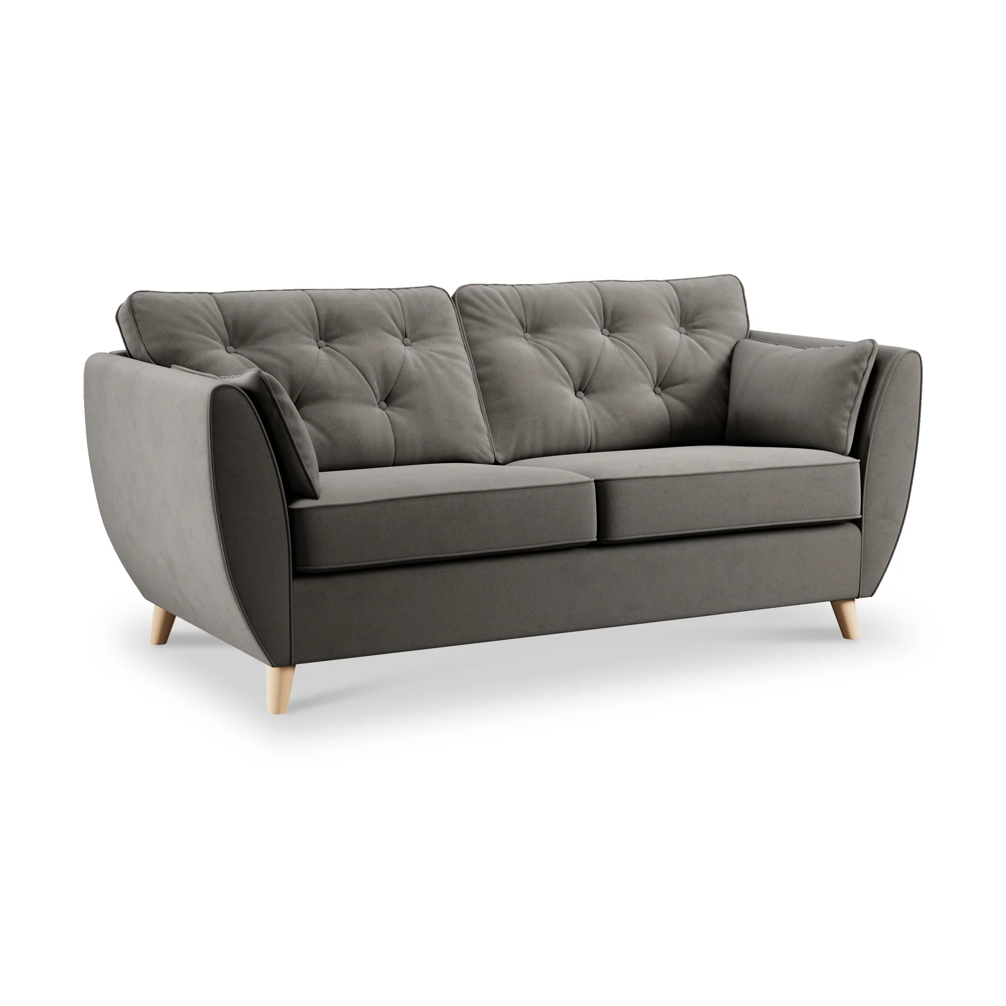 Edison Velvet 3 Seater Sofa - Image 40