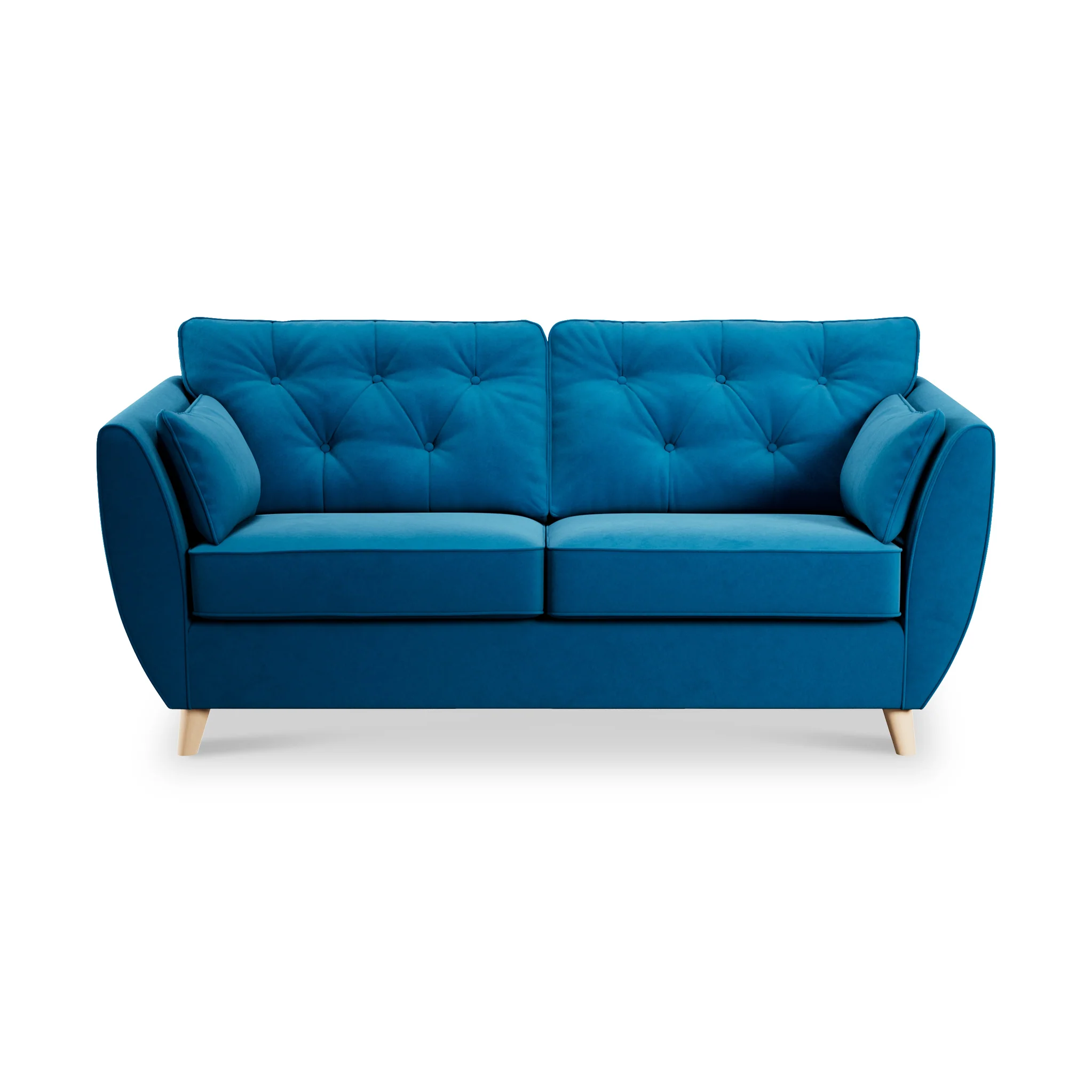 Edison Velvet 3 Seater Sofa - Image 48