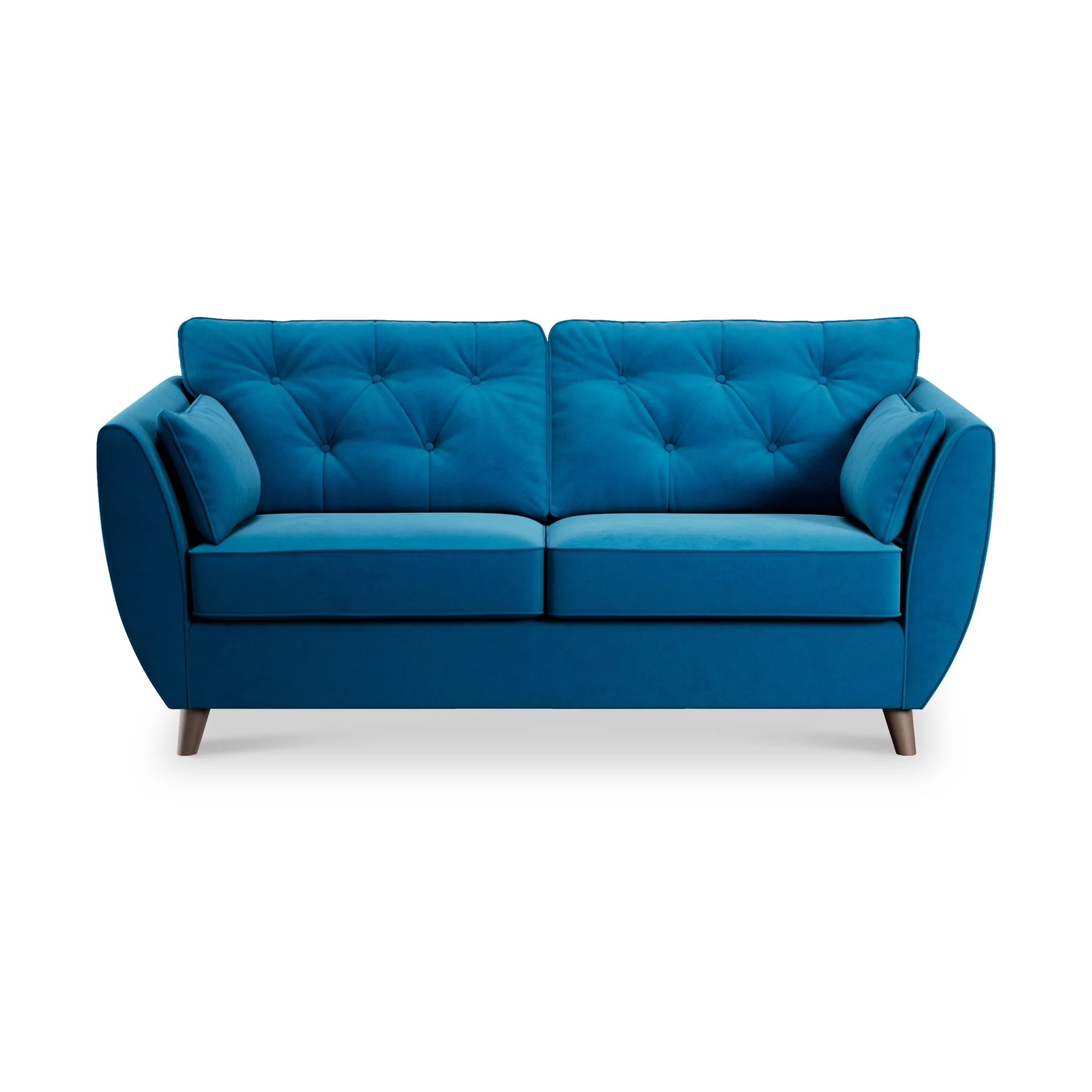 Edison Velvet 3 Seater Sofa - Image 52