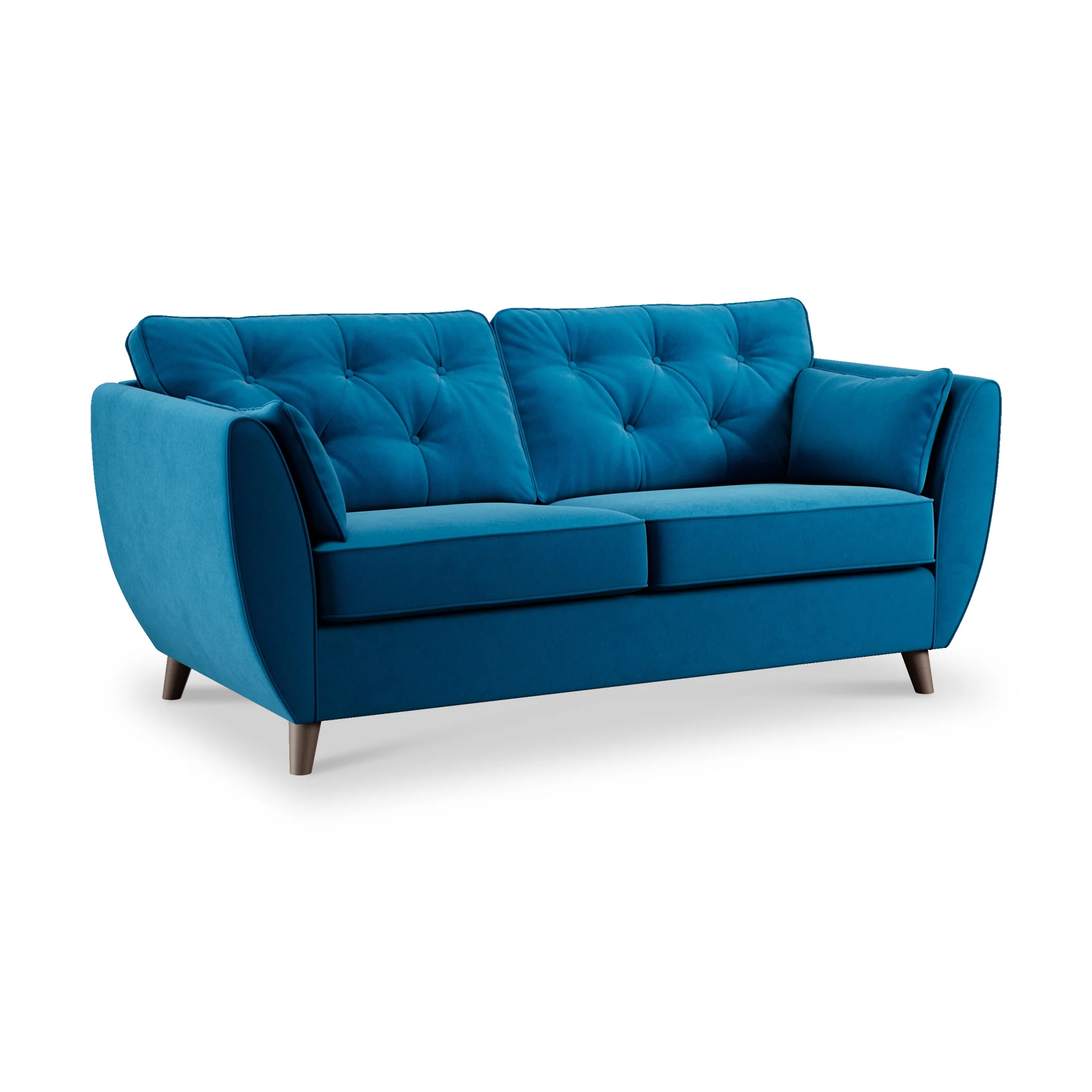 Edison Velvet 3 Seater Sofa - Image 54