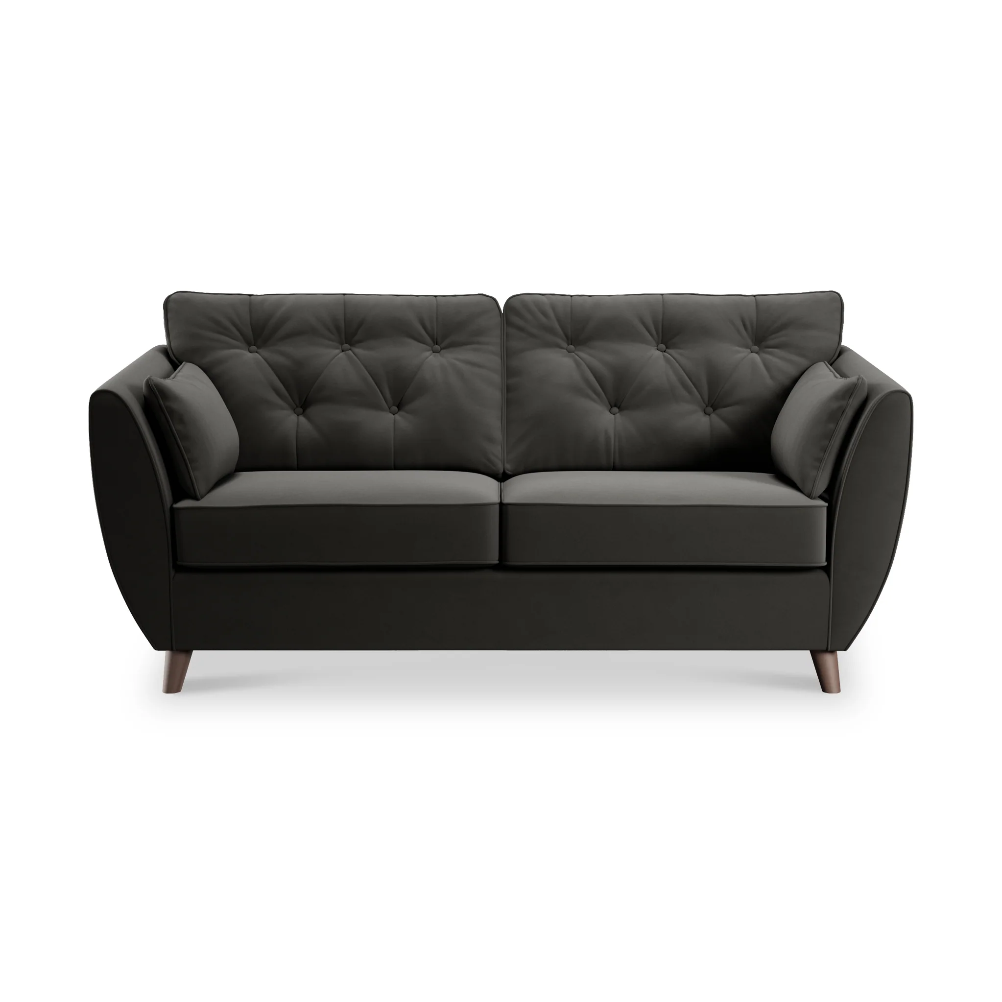 Edison Velvet 3 Seater Sofa - Image 60
