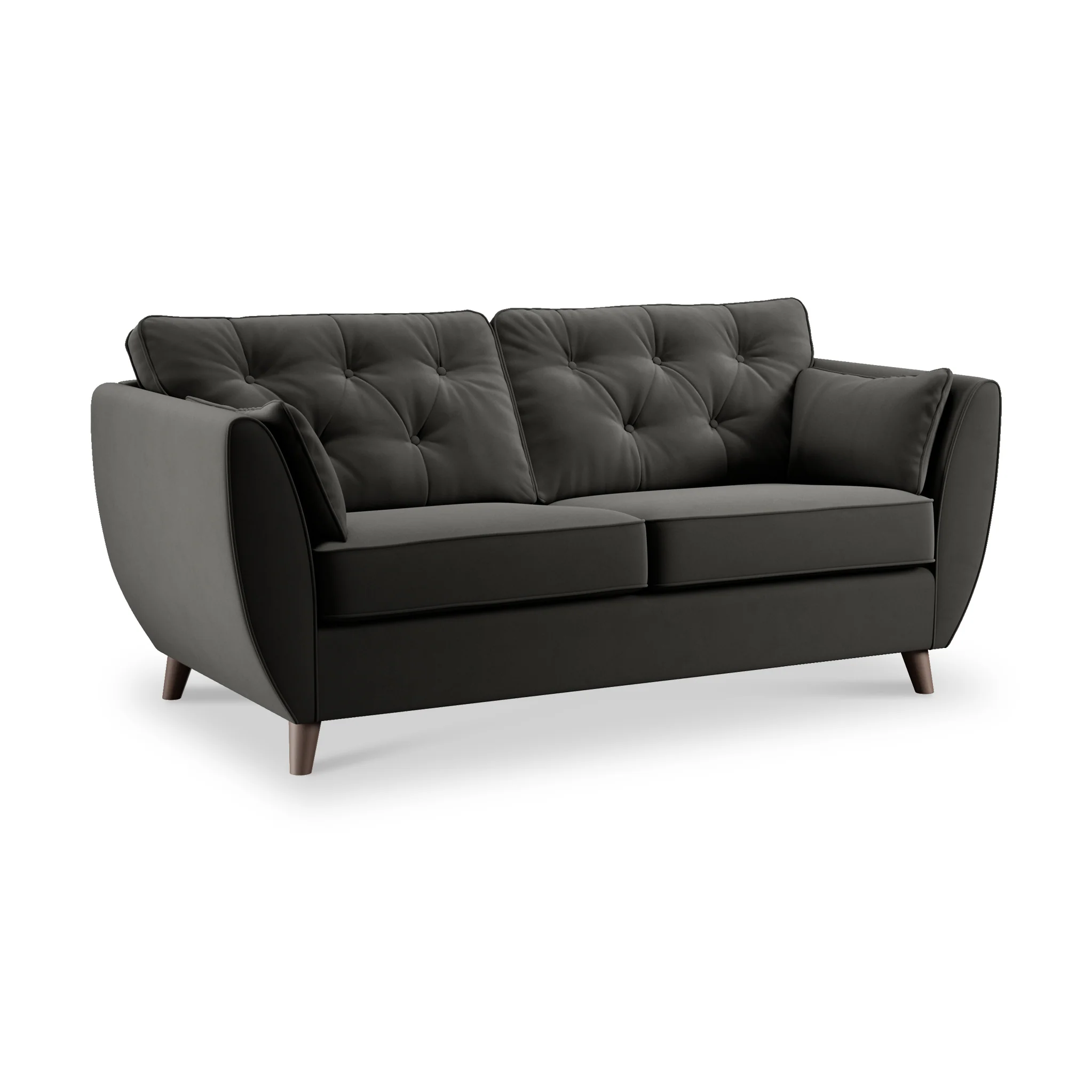 Edison Velvet 3 Seater Sofa - Image 63