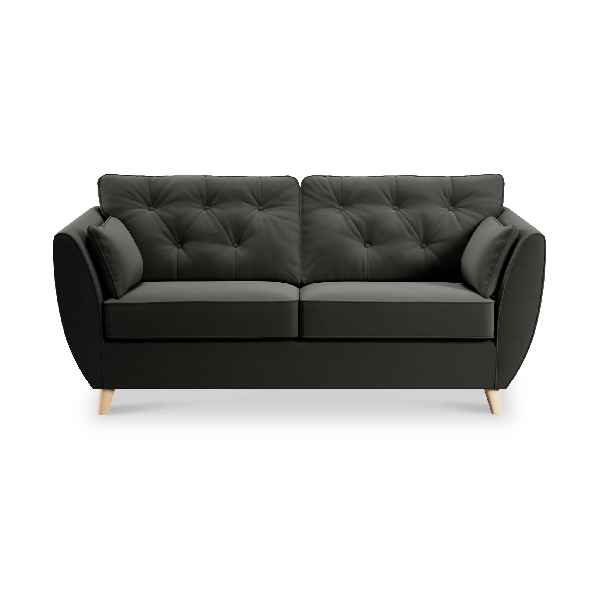 Edison Velvet 3 Seater Sofa - Image 64