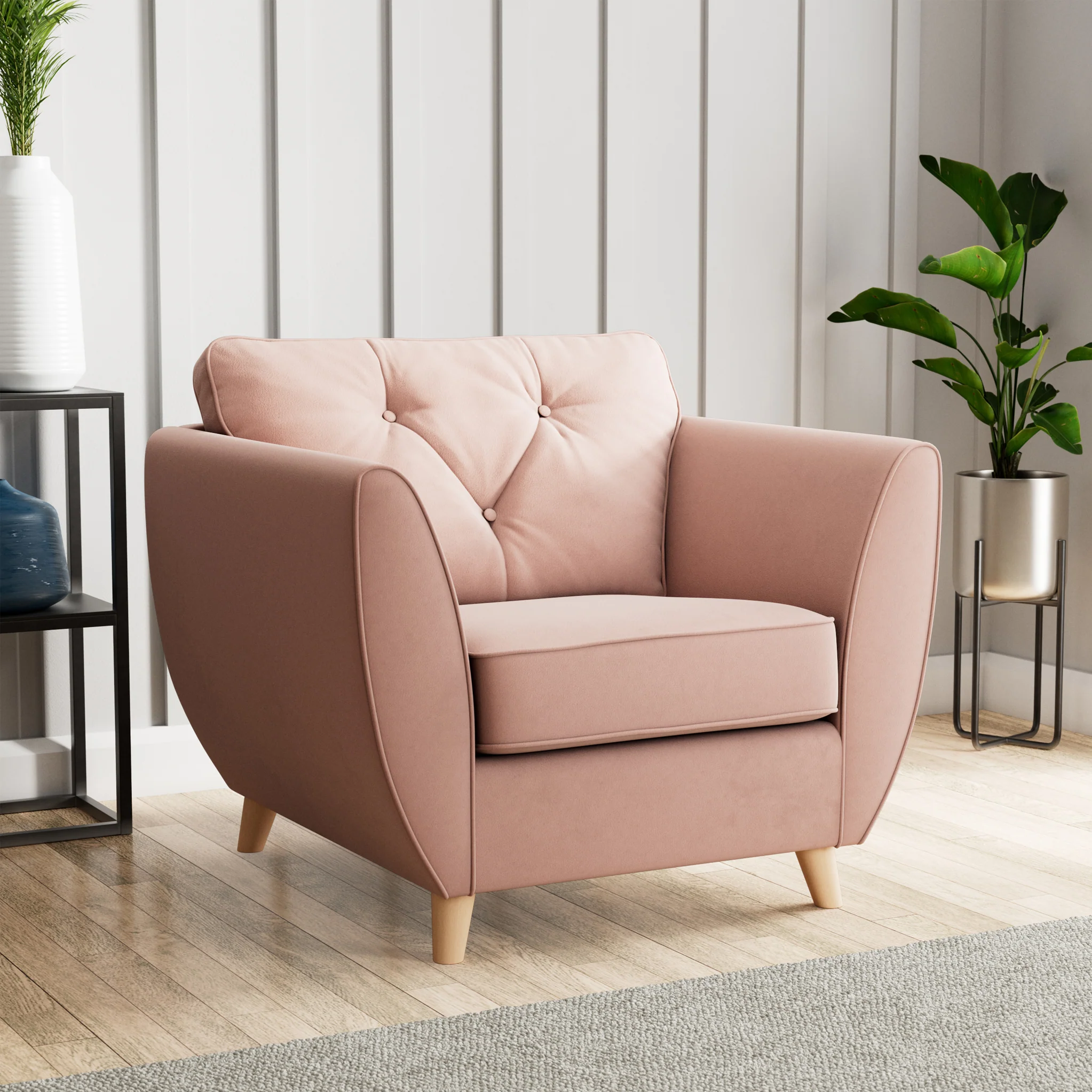 Edison Velvet Armchair - Image 15