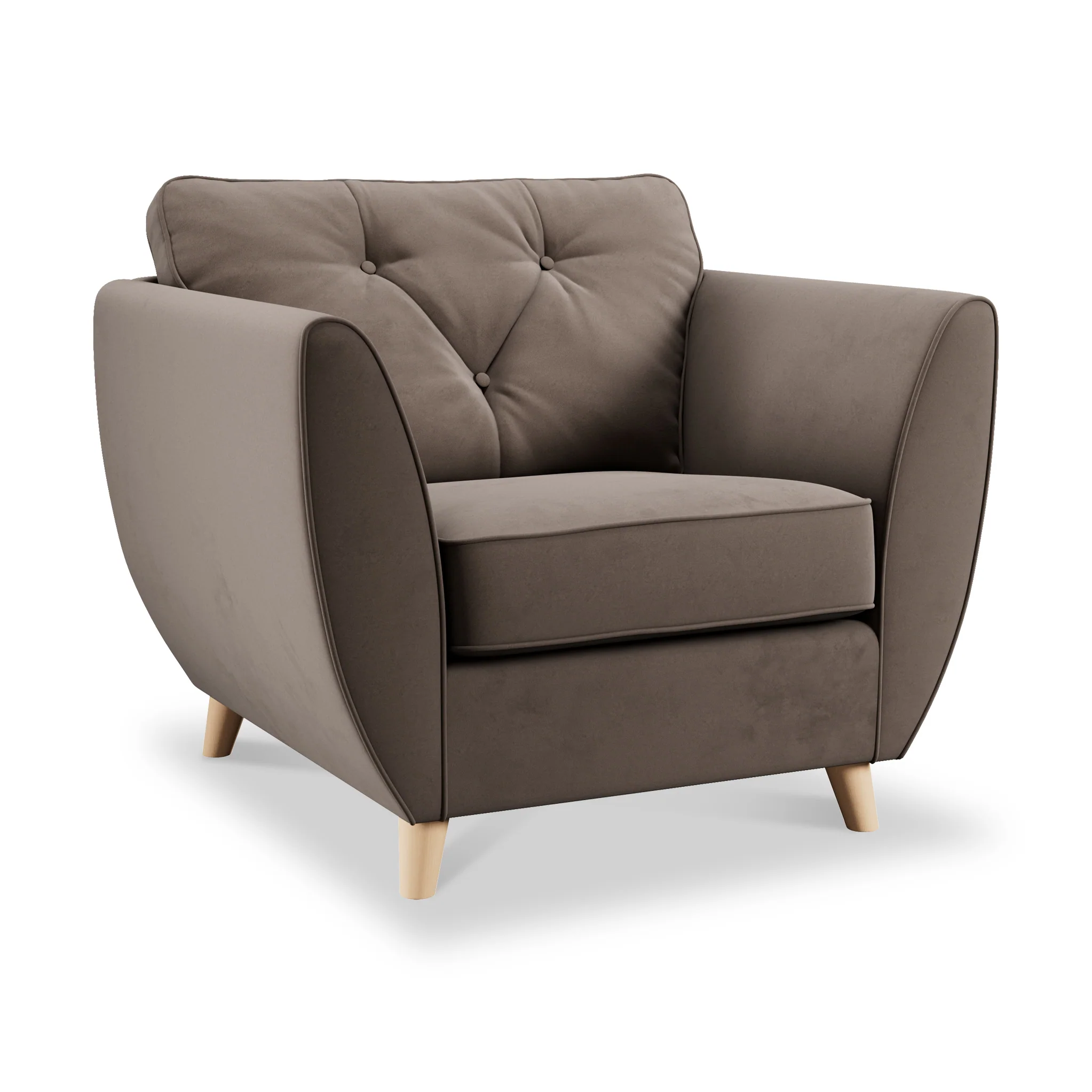 Edison Velvet Armchair - Image 25