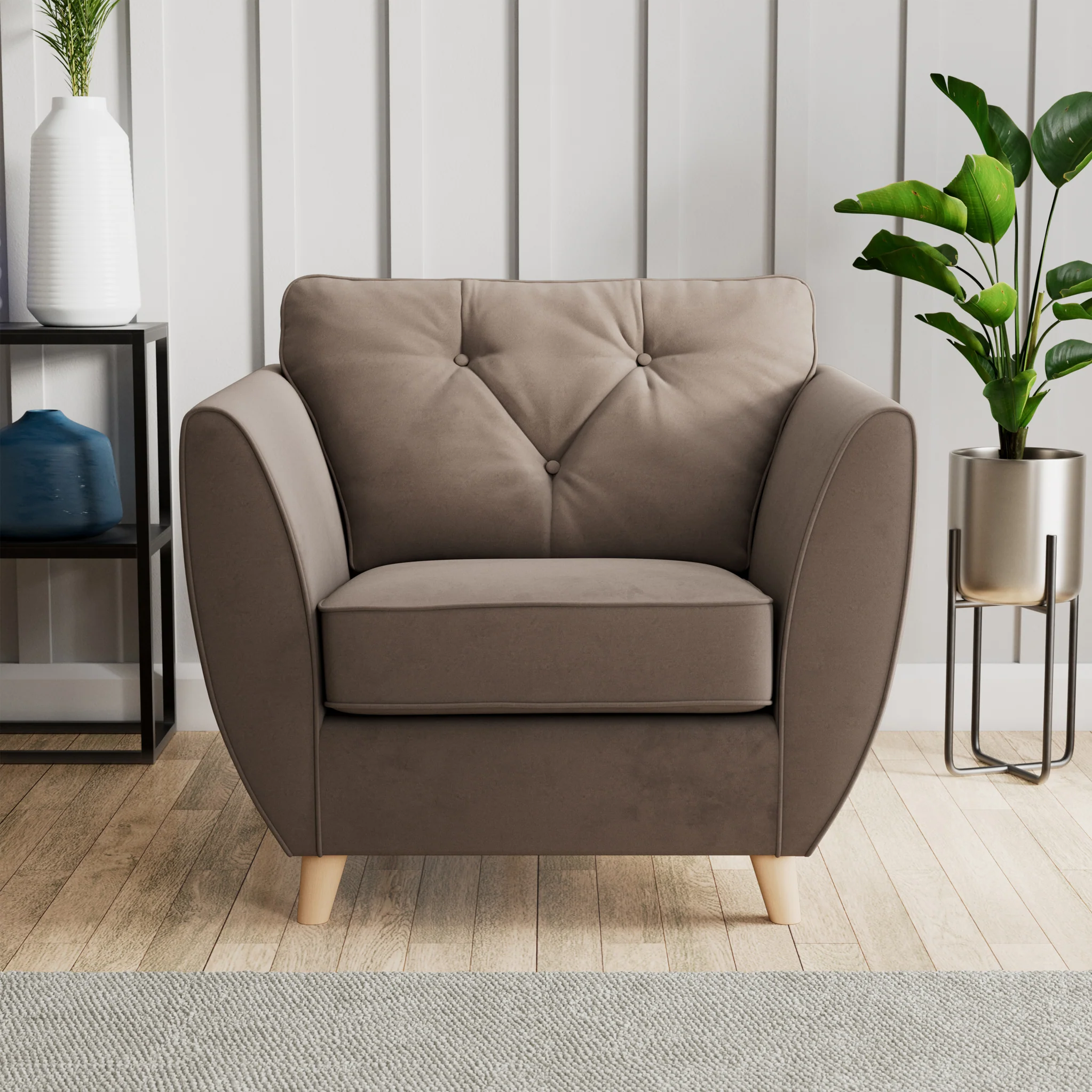 Edison Velvet Armchair - Image 26