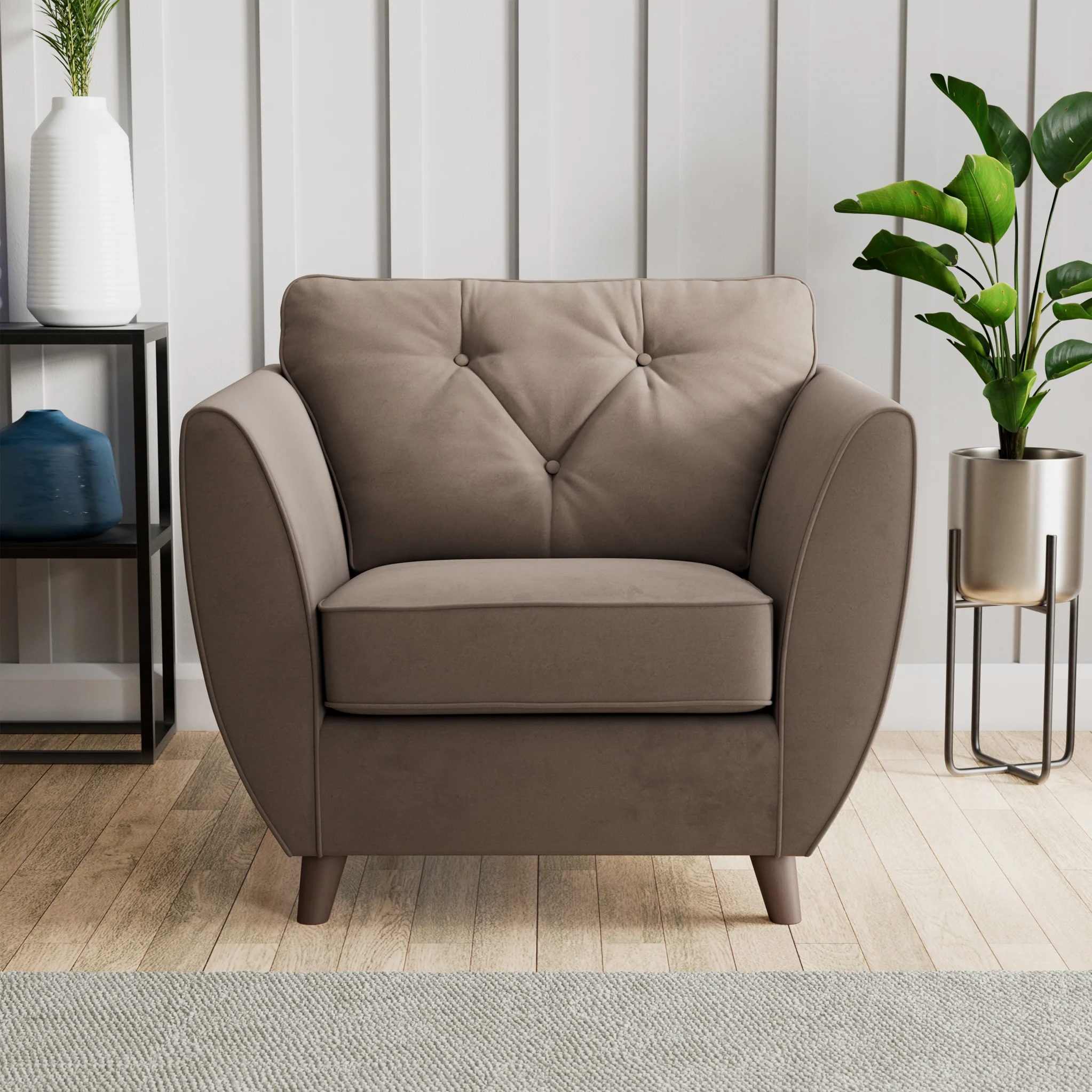 Edison Velvet Armchair - Image 30