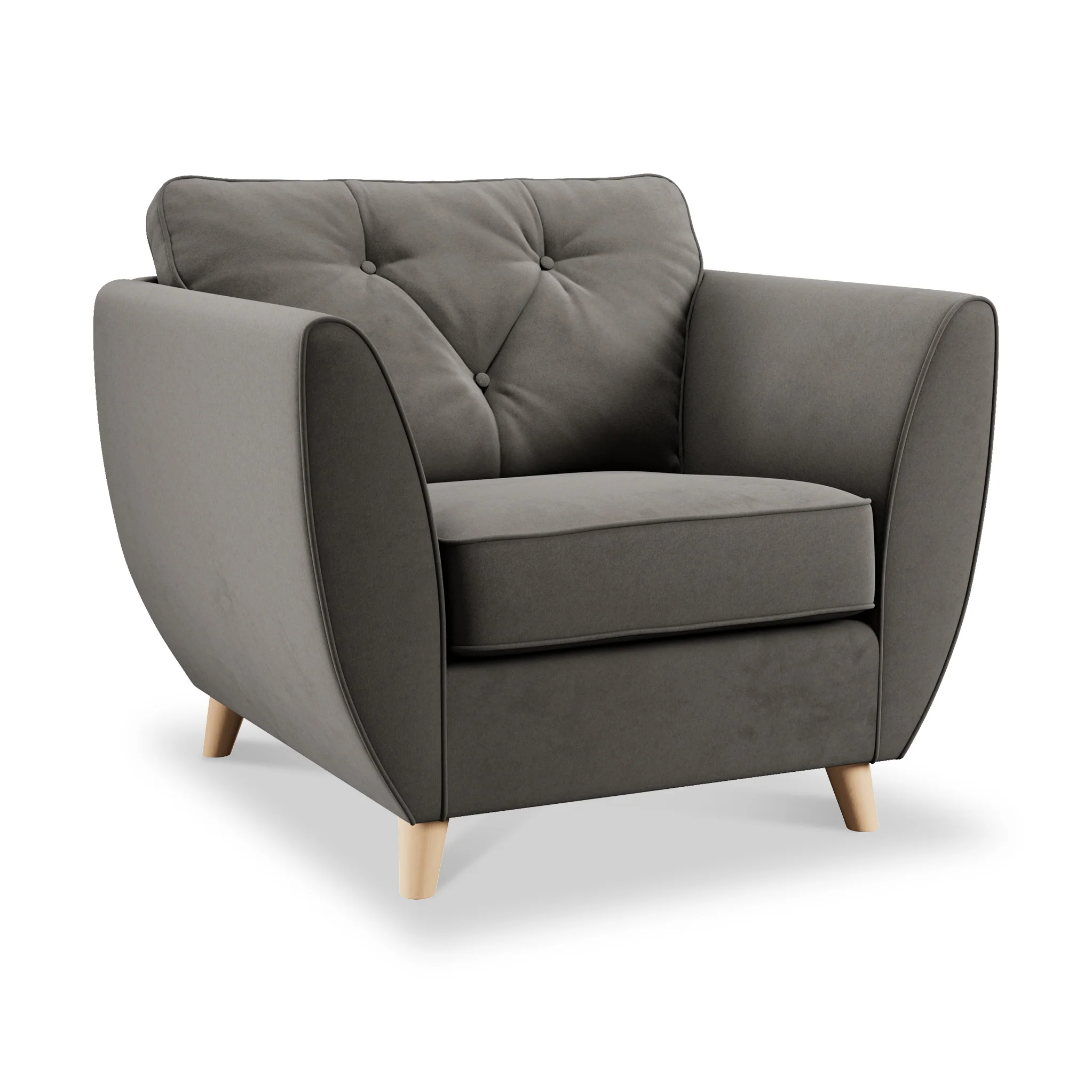 Edison Velvet Armchair - Image 37
