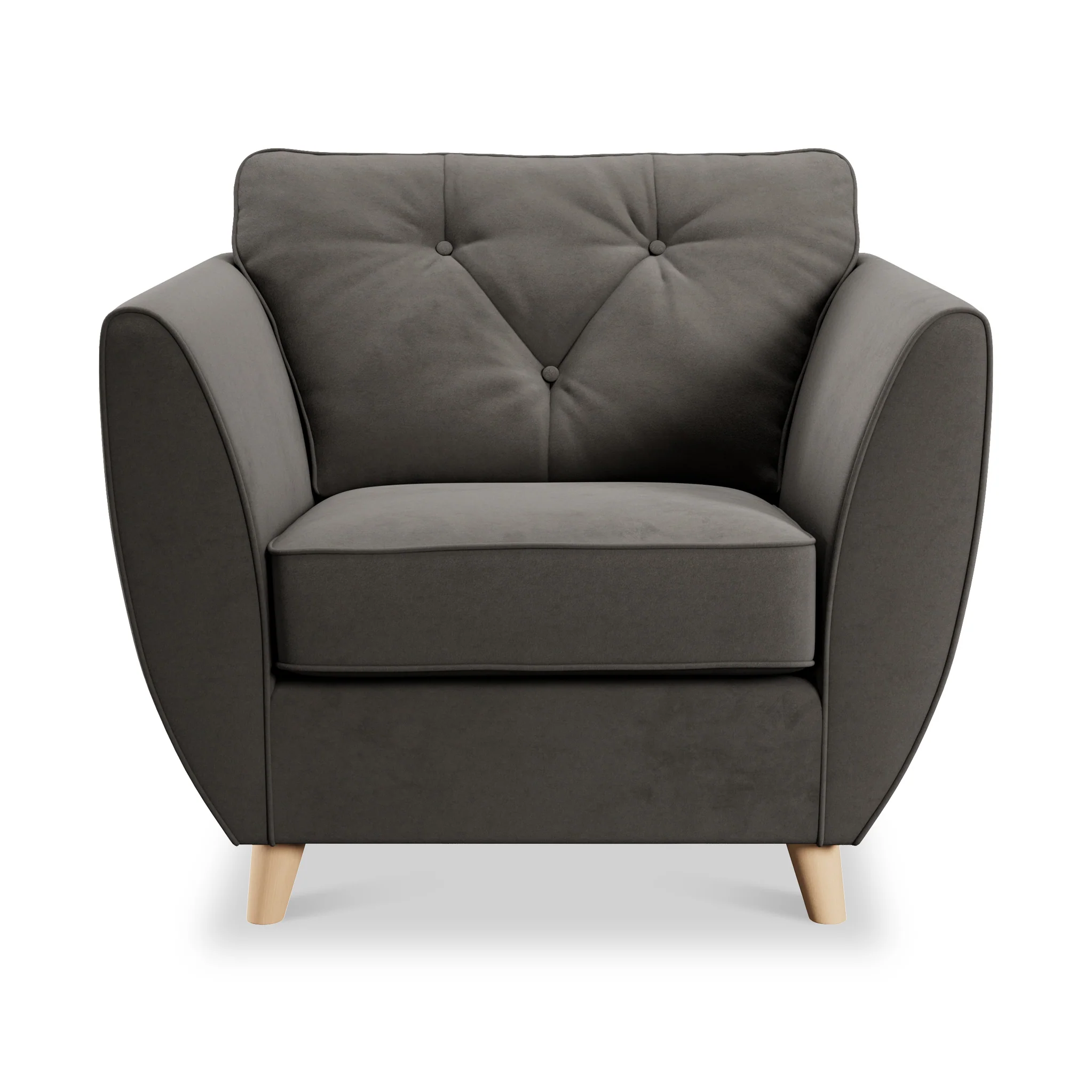 Edison Velvet Armchair - Image 40