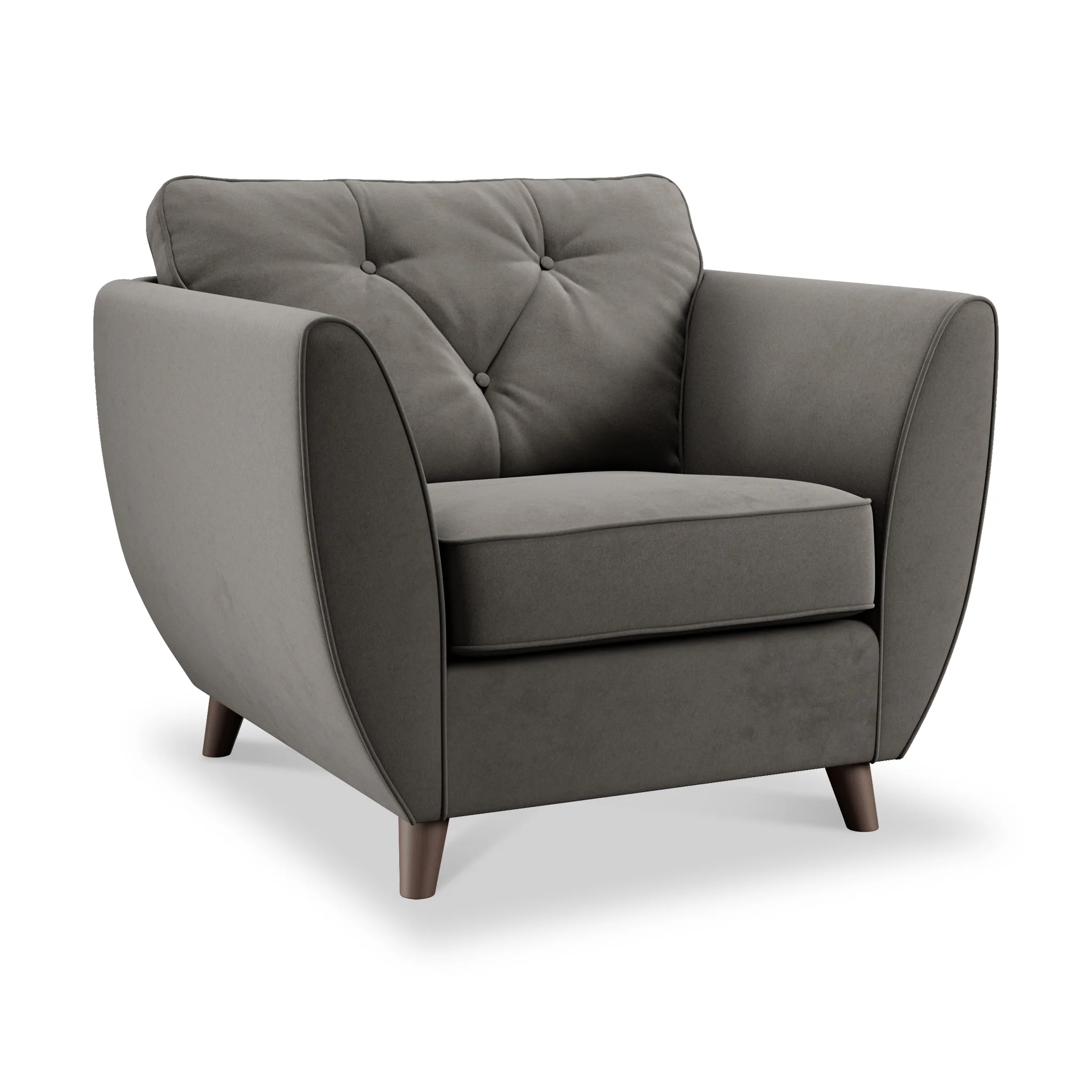 Edison Velvet Armchair - Image 41