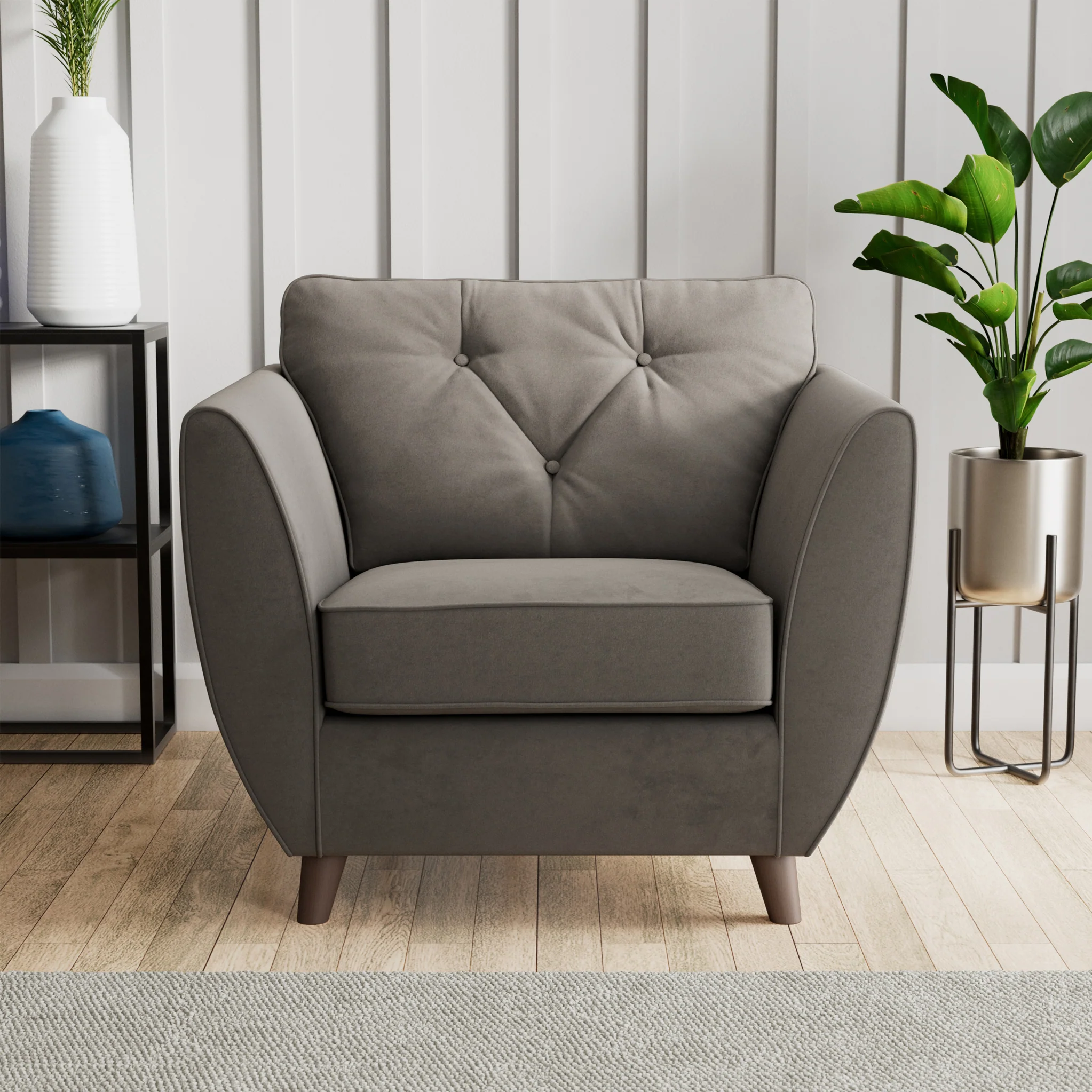 Edison Velvet Armchair - Image 42