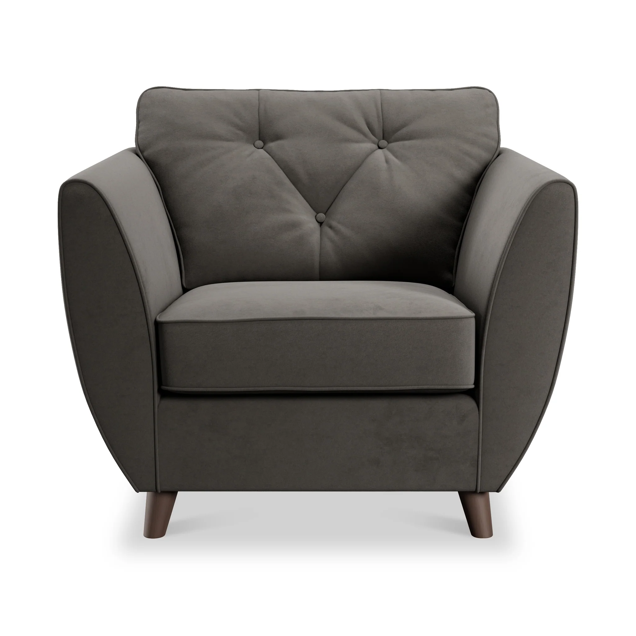 Edison Velvet Armchair - Image 44