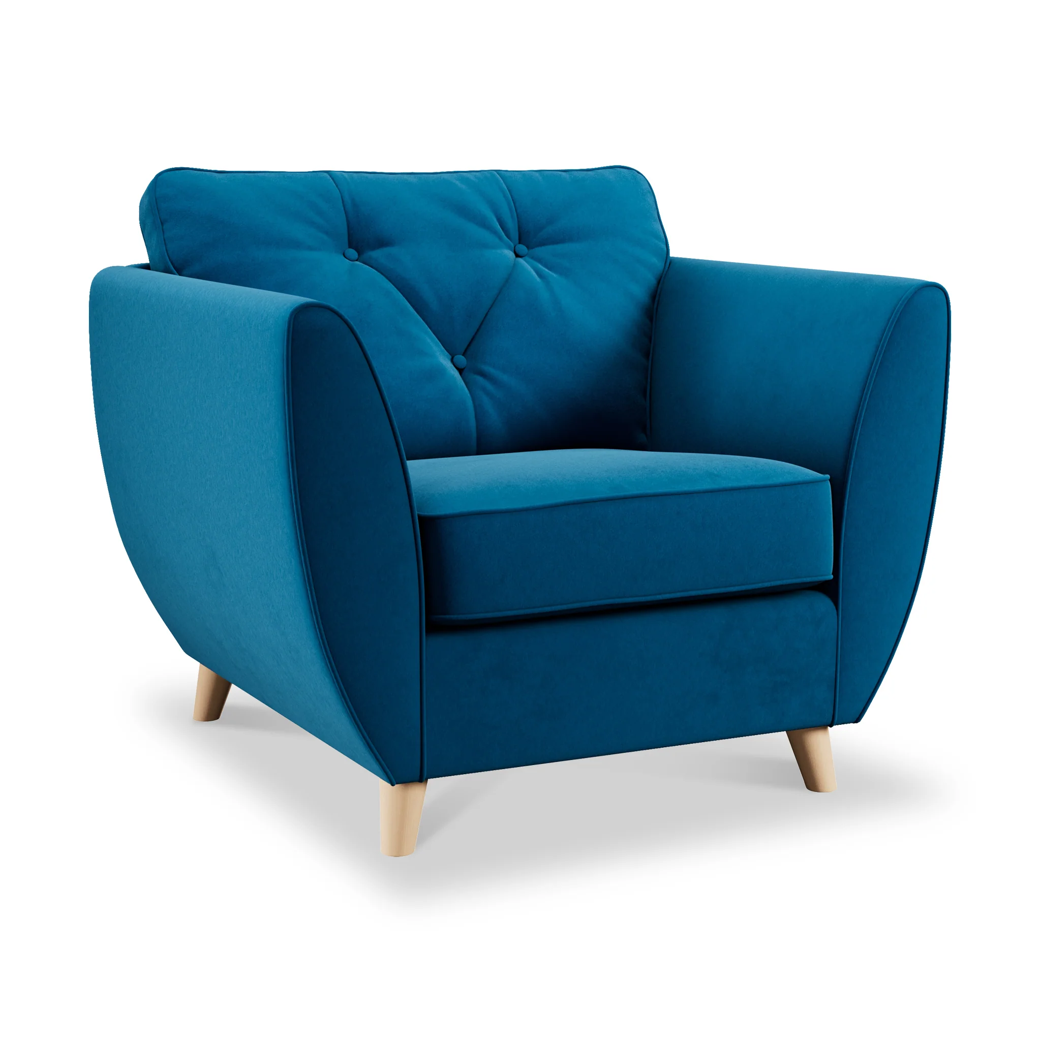 Edison Velvet Armchair - Image 49