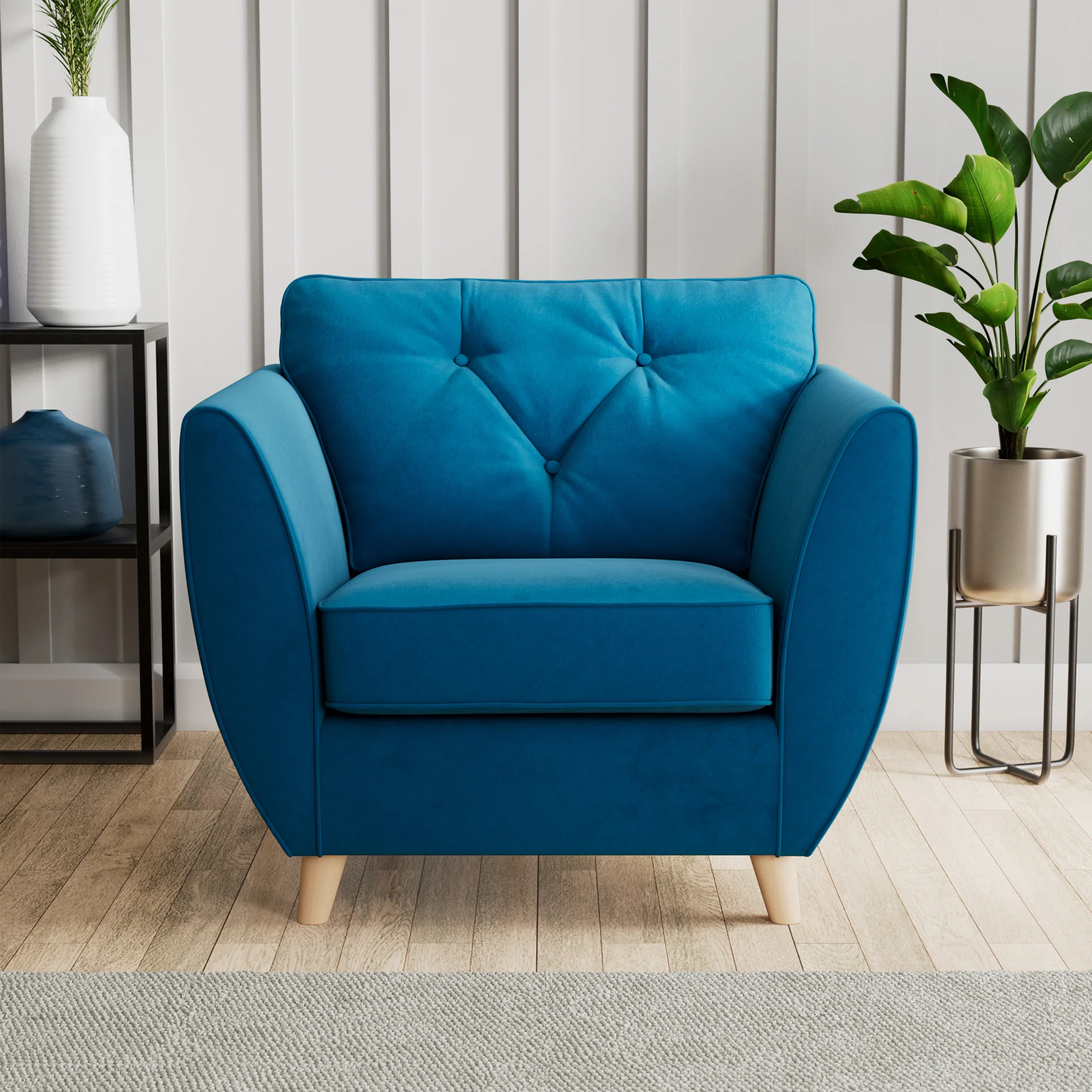 Edison Velvet Armchair - Image 50