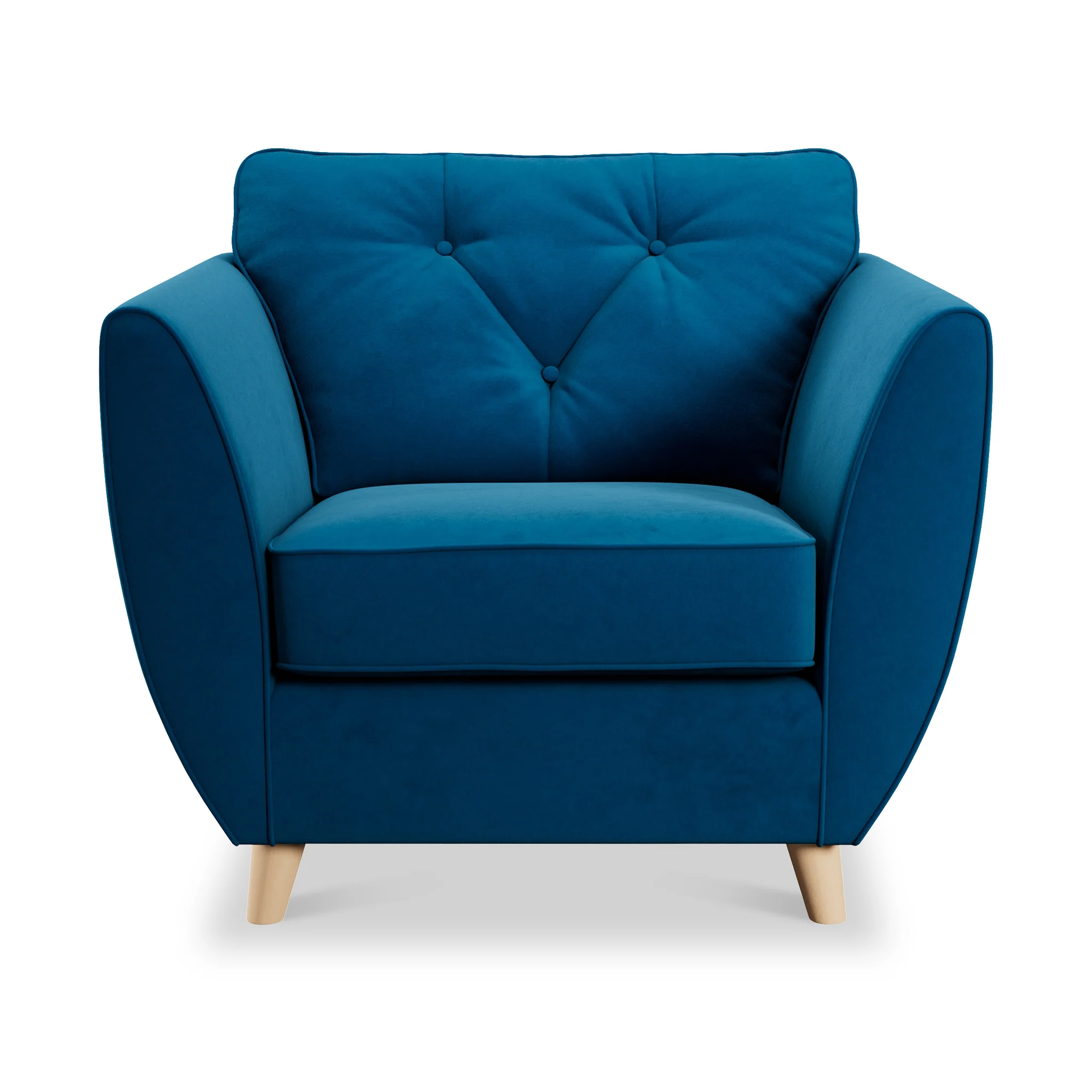 Edison Velvet Armchair - Image 52