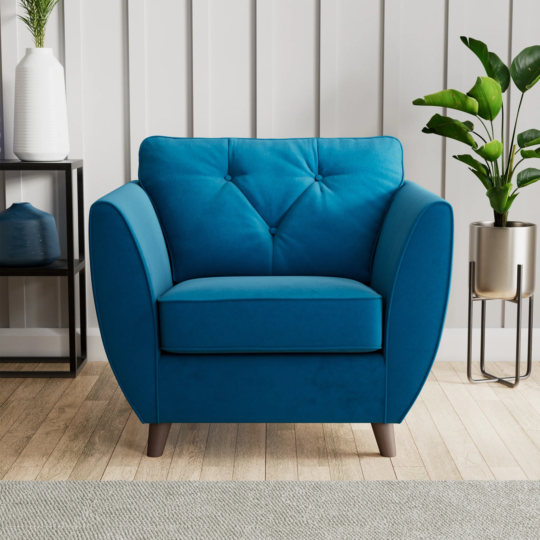 Edison Velvet Armchair - Image 54