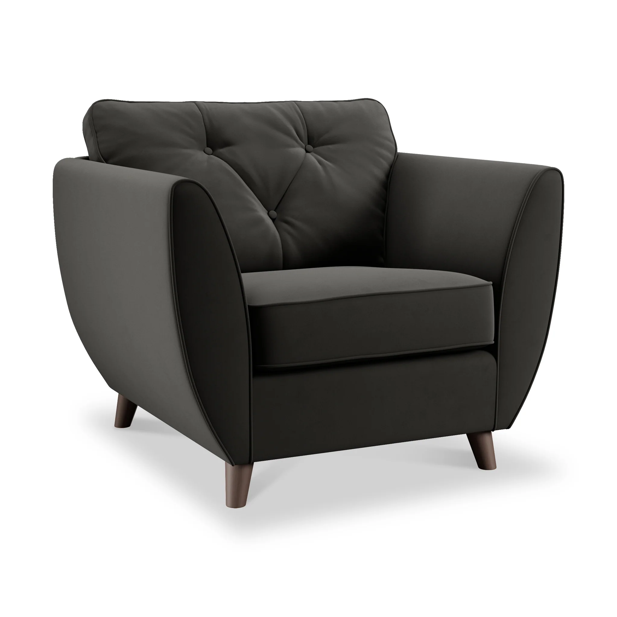 Edison Velvet Armchair - Image 65