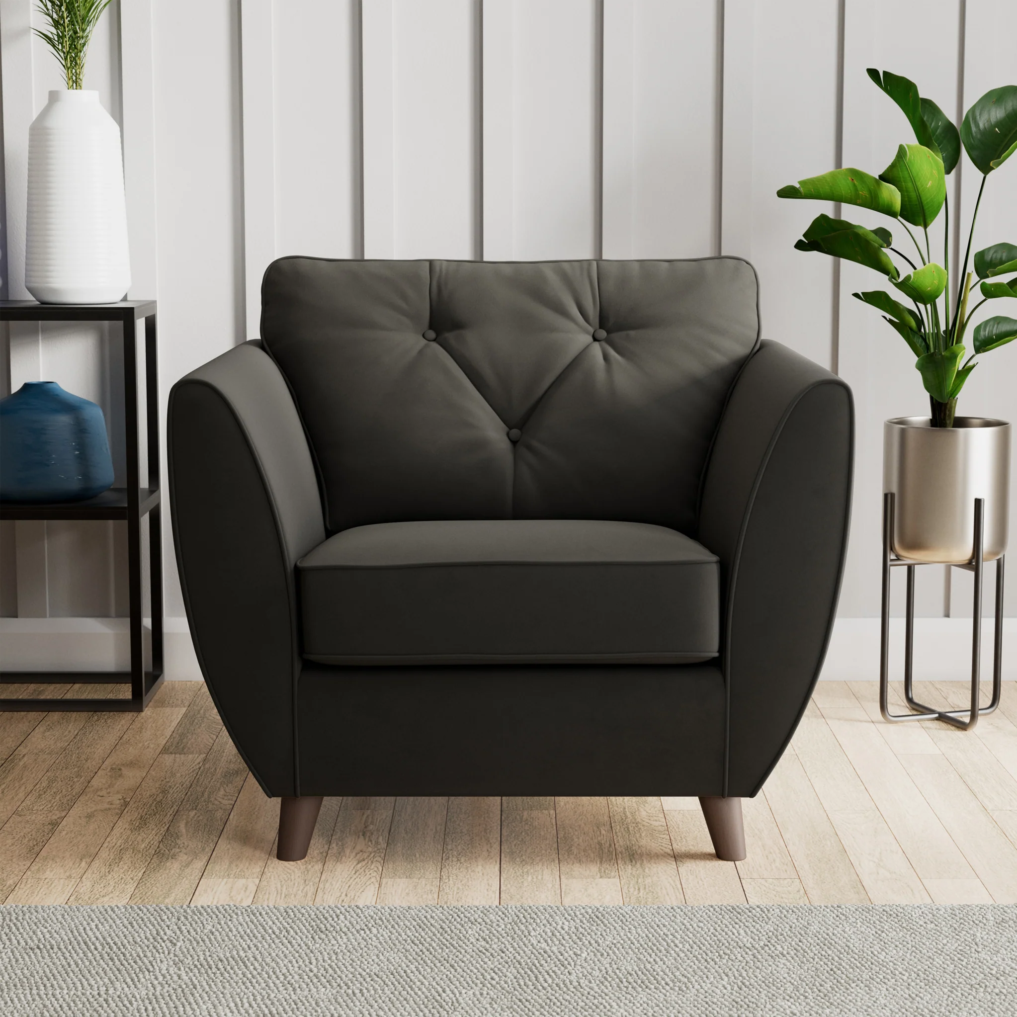Edison Velvet Armchair - Image 66