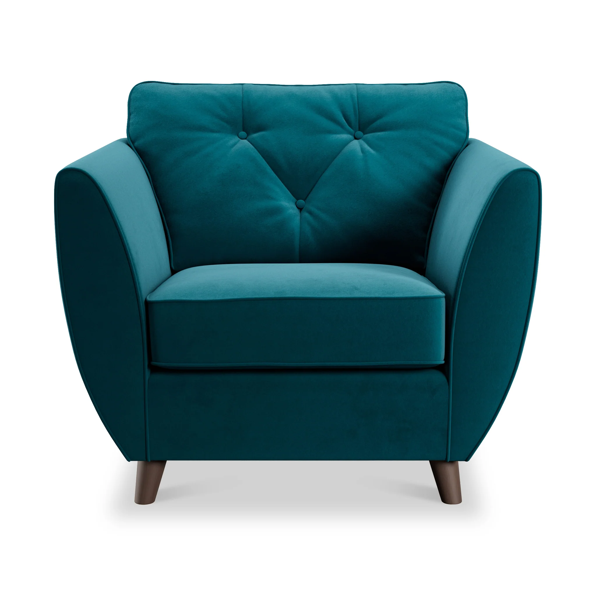 Edison Velvet Armchair - Image 8