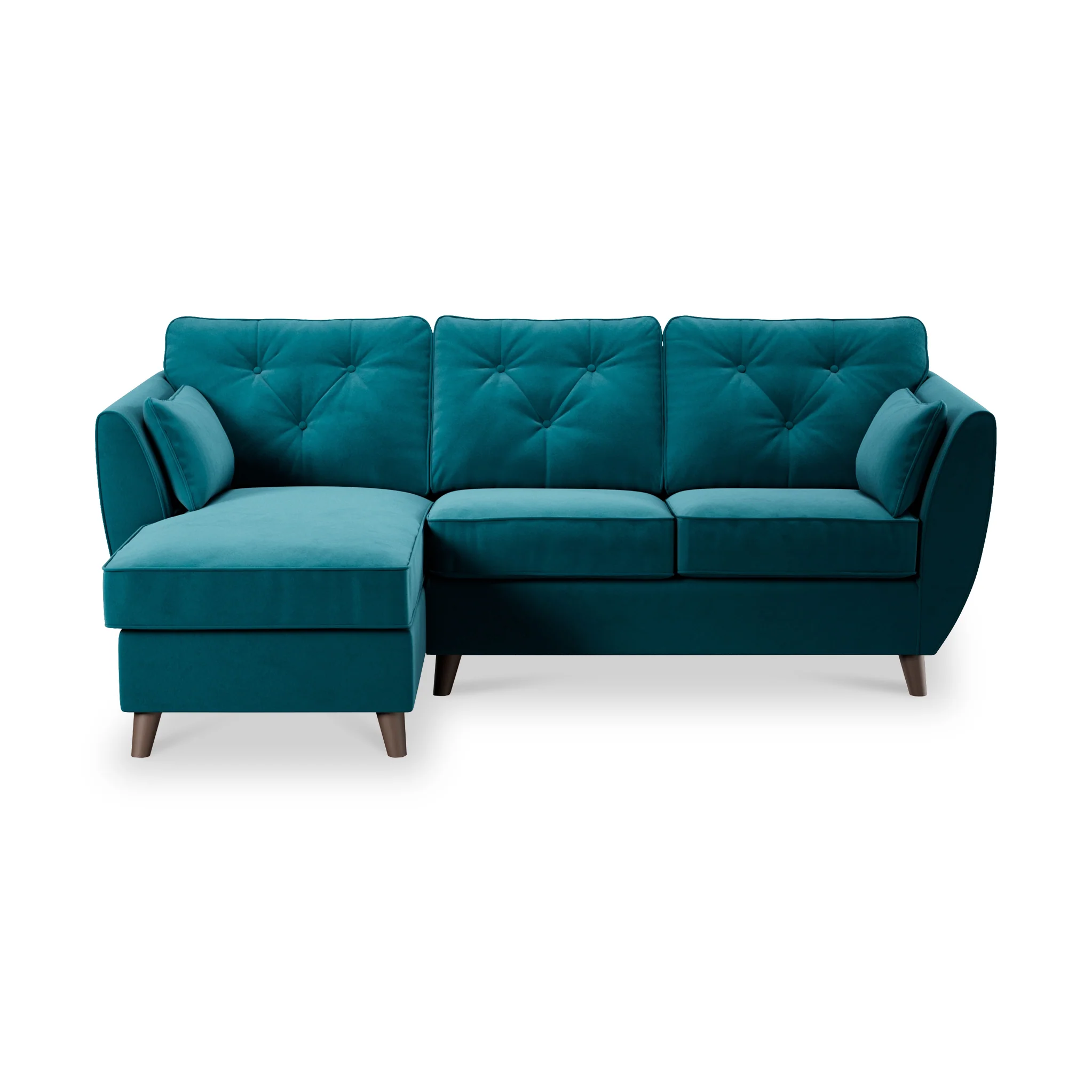 Edison Velvet Chaise Sofa - Image 13