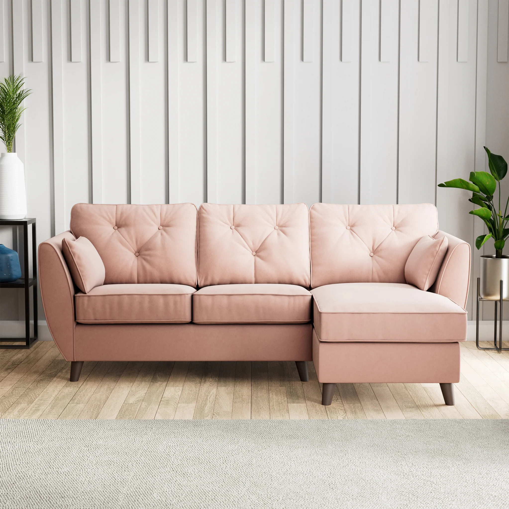 Edison Velvet Chaise Sofa - Image 27