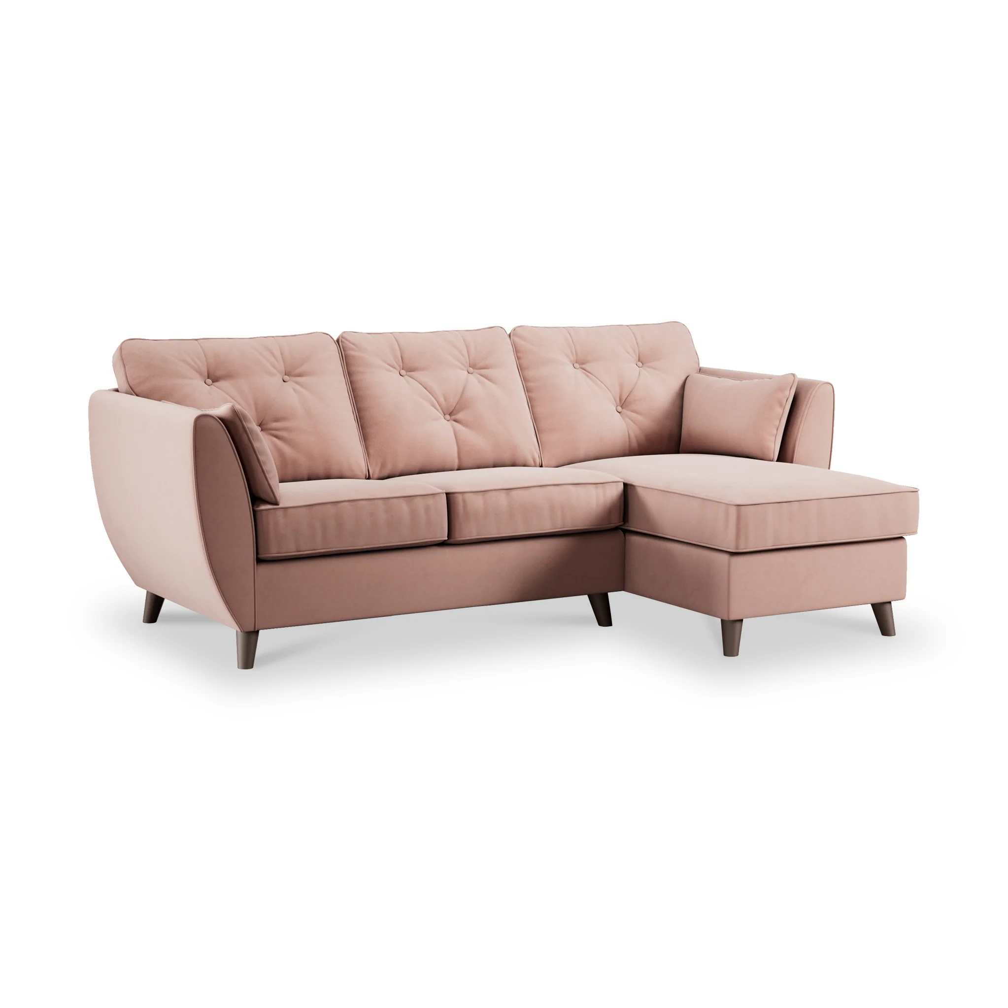 Edison Velvet Chaise Sofa - Image 28