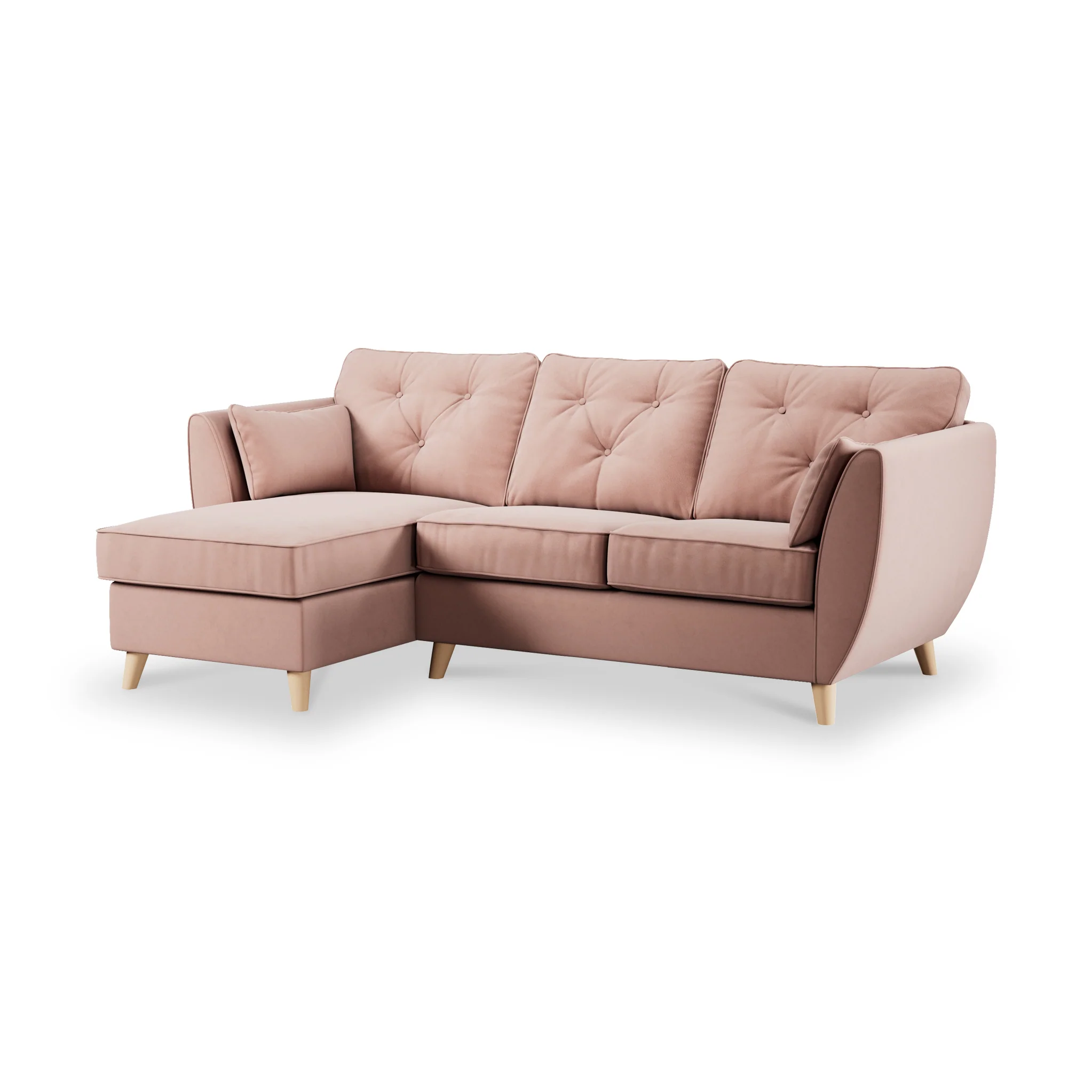 Edison Velvet Chaise Sofa - Image 32
