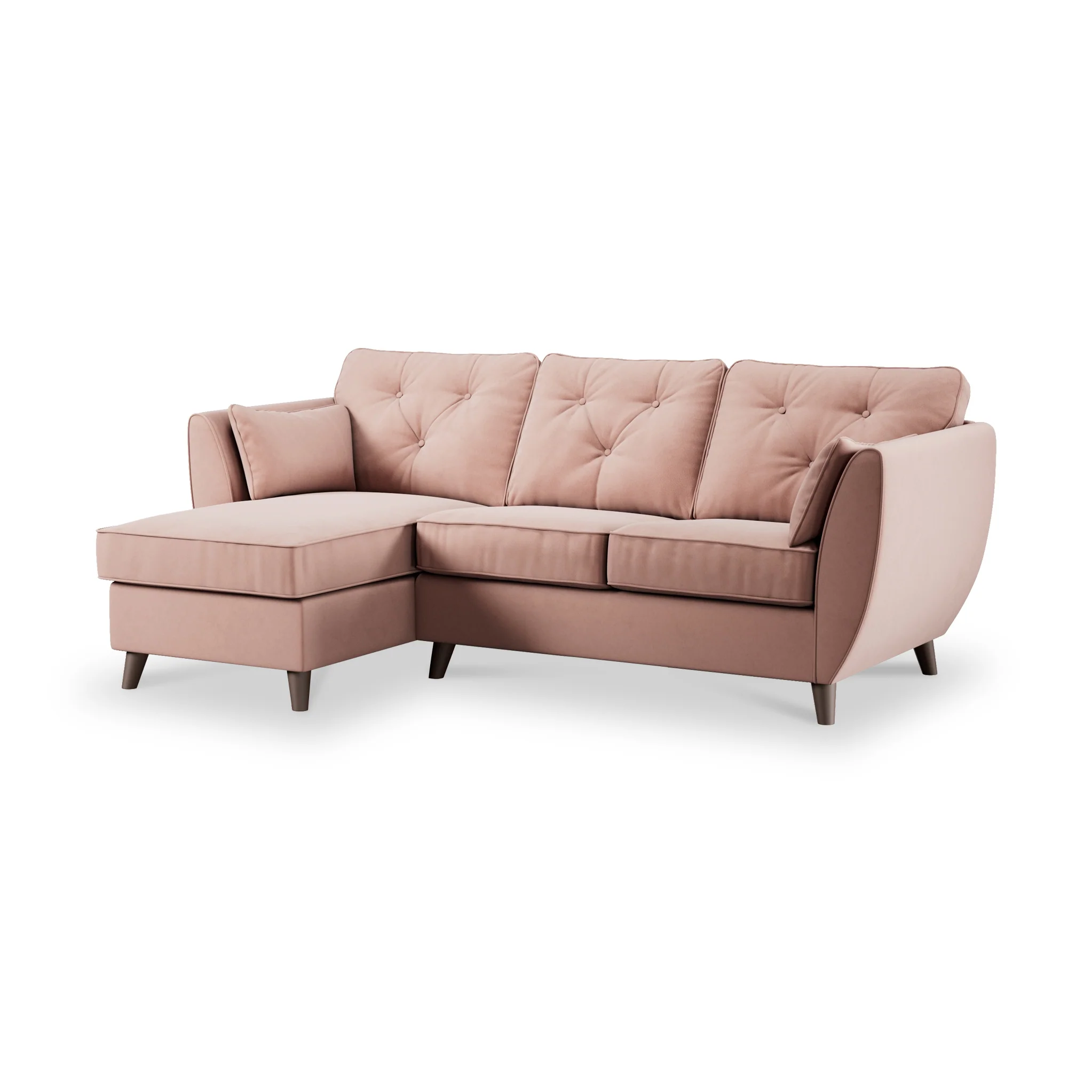 Edison Velvet Chaise Sofa - Image 36