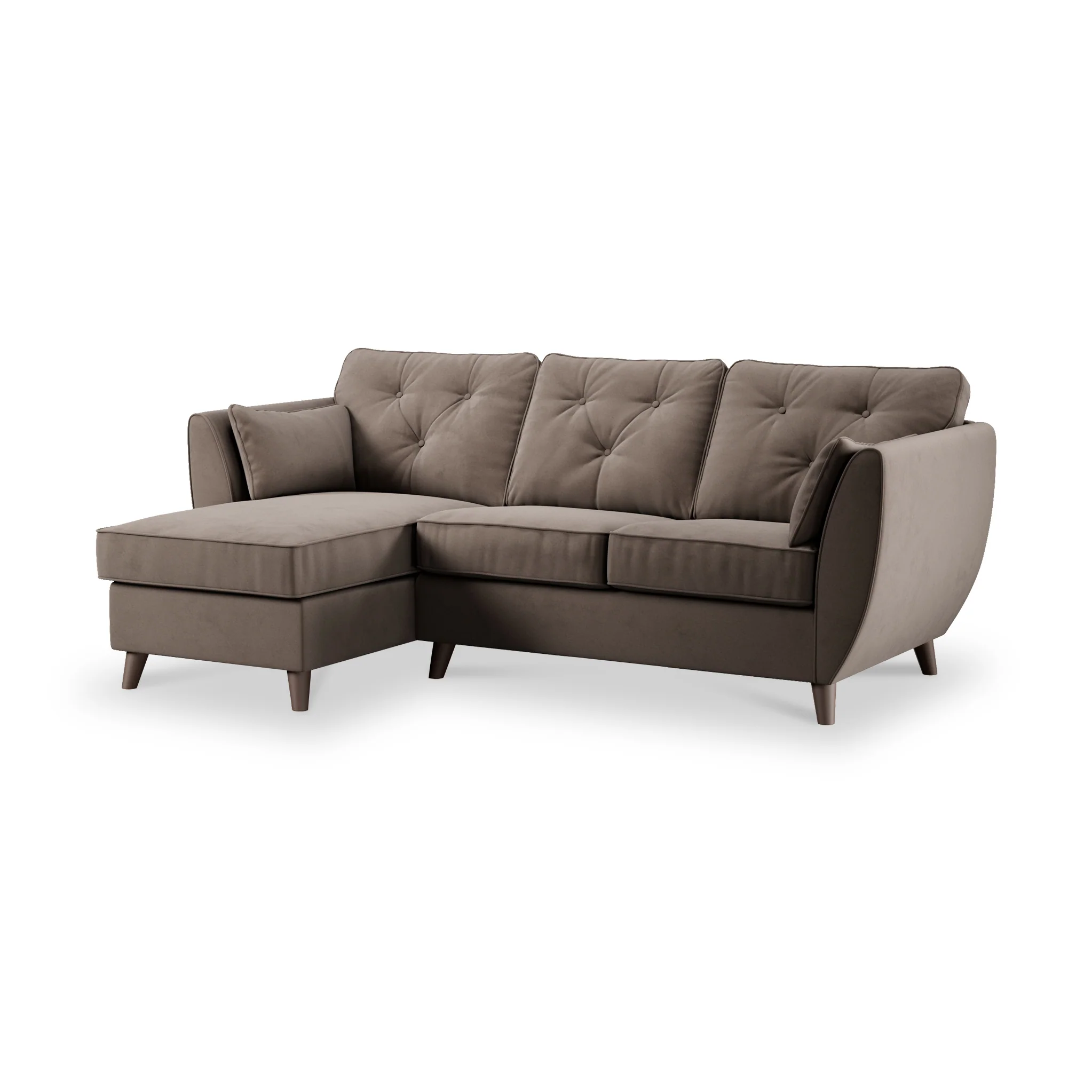 Edison Velvet Chaise Sofa - Image 56