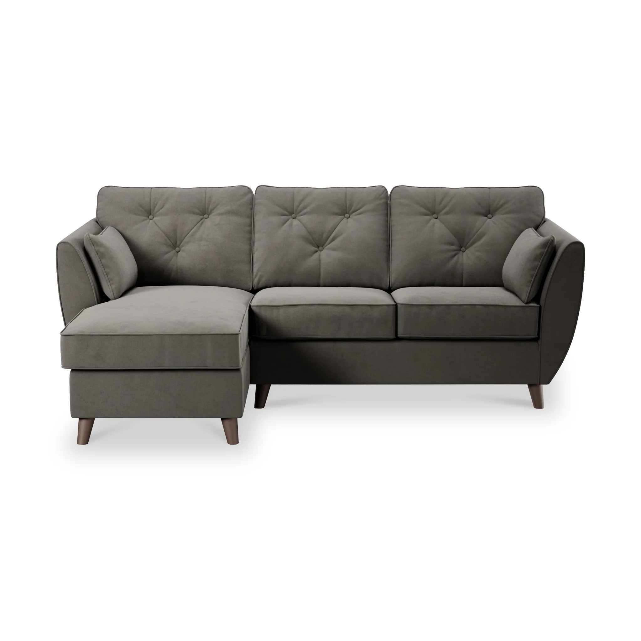 Edison Velvet Chaise Sofa - Image 73