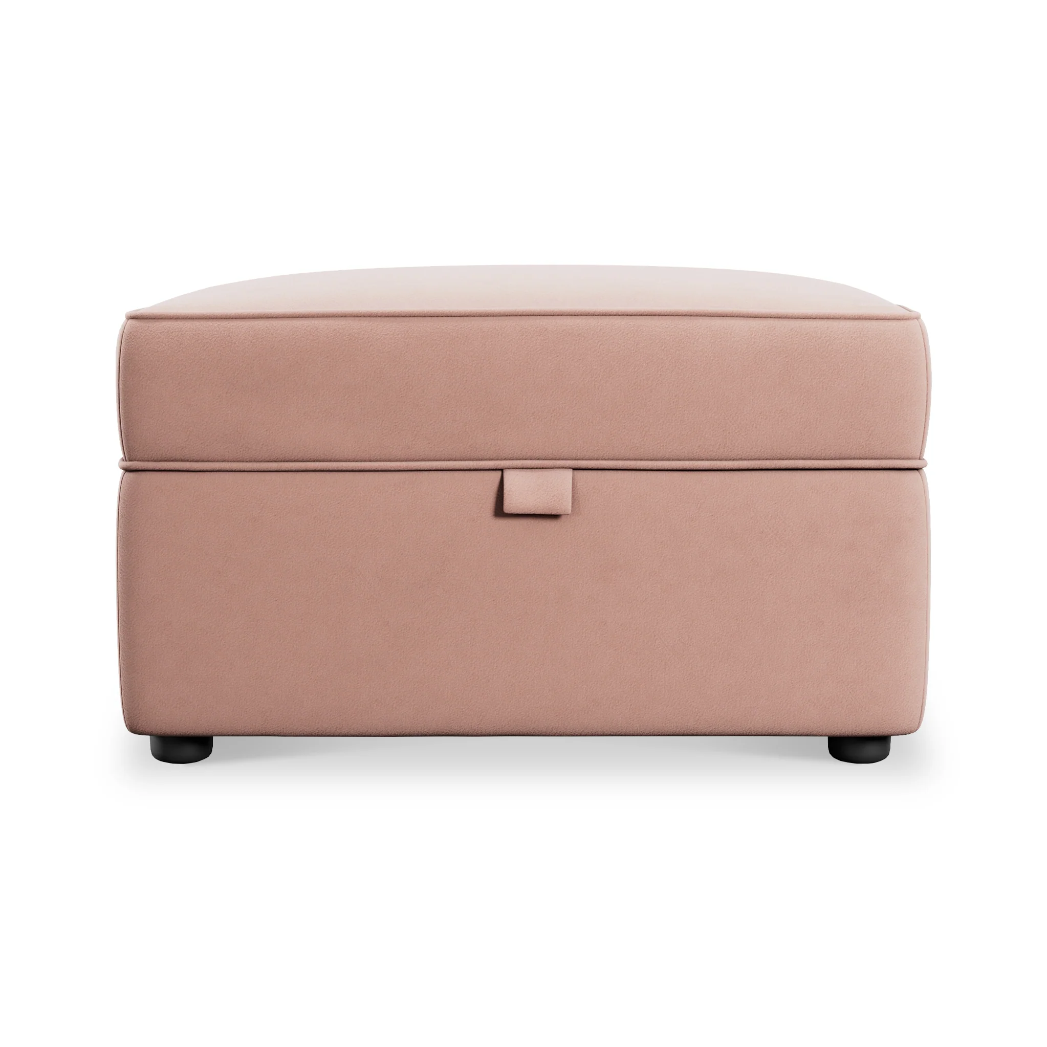 Edison Velvet Storage Footstool - Image 12