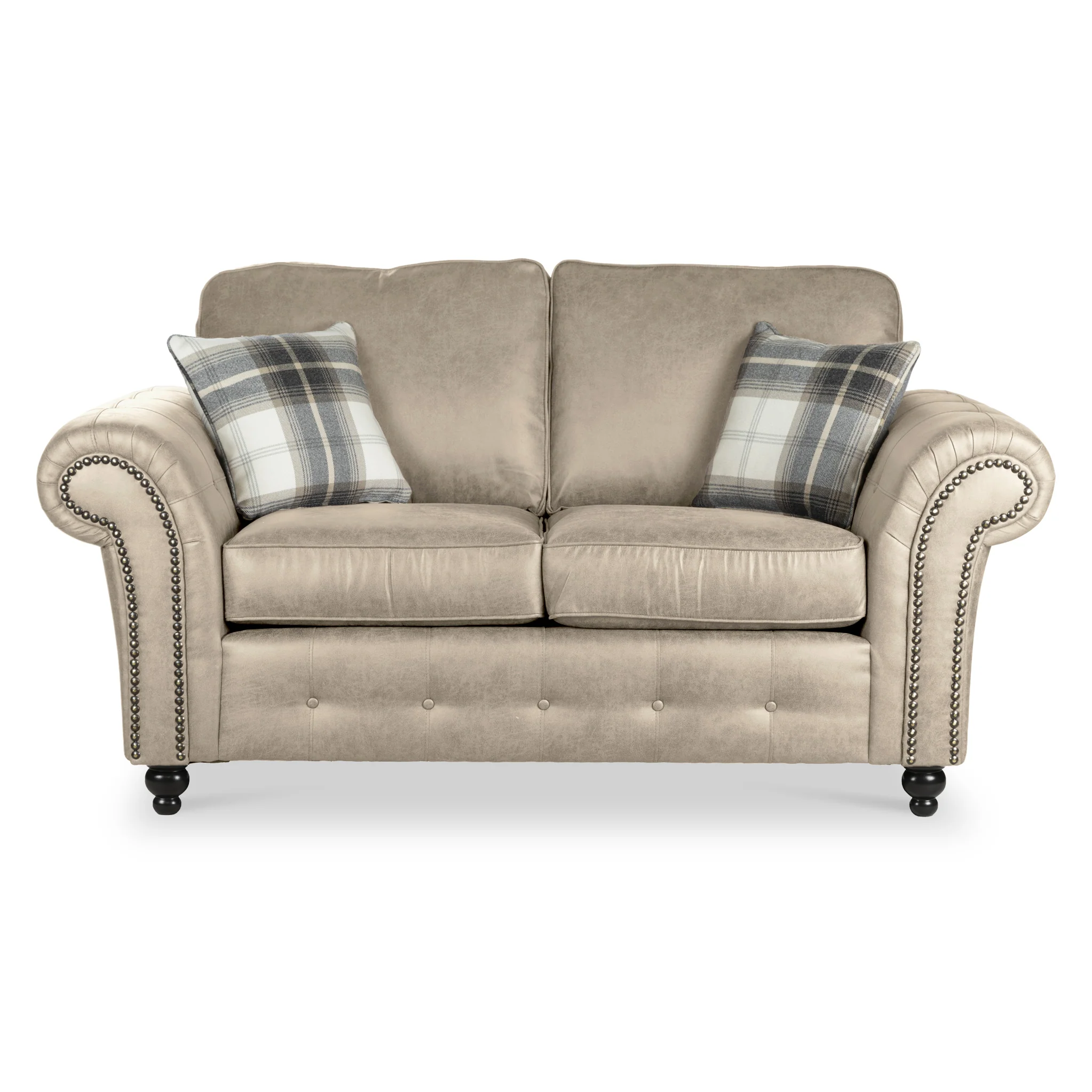 Edward Faux Leather 2 Seater Sofa - Image 10