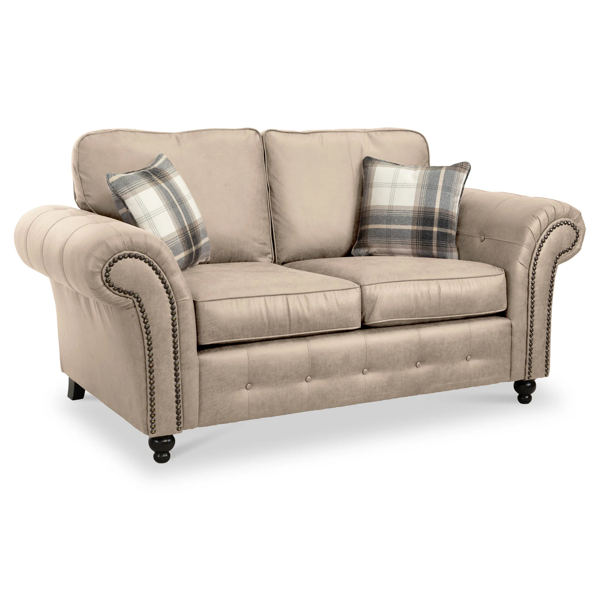 Edward Faux Leather 2 Seater Sofa - Image 11