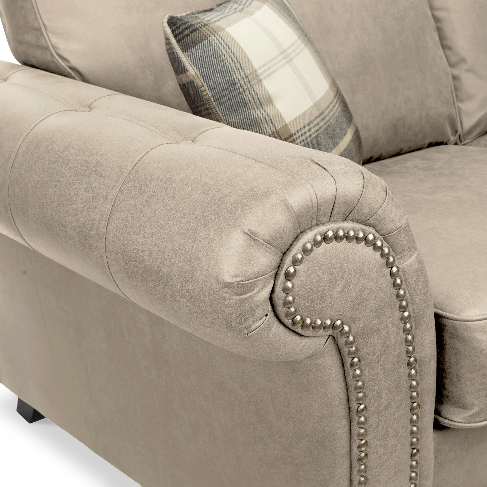 Edward Faux Leather 2 Seater Sofa - Image 12