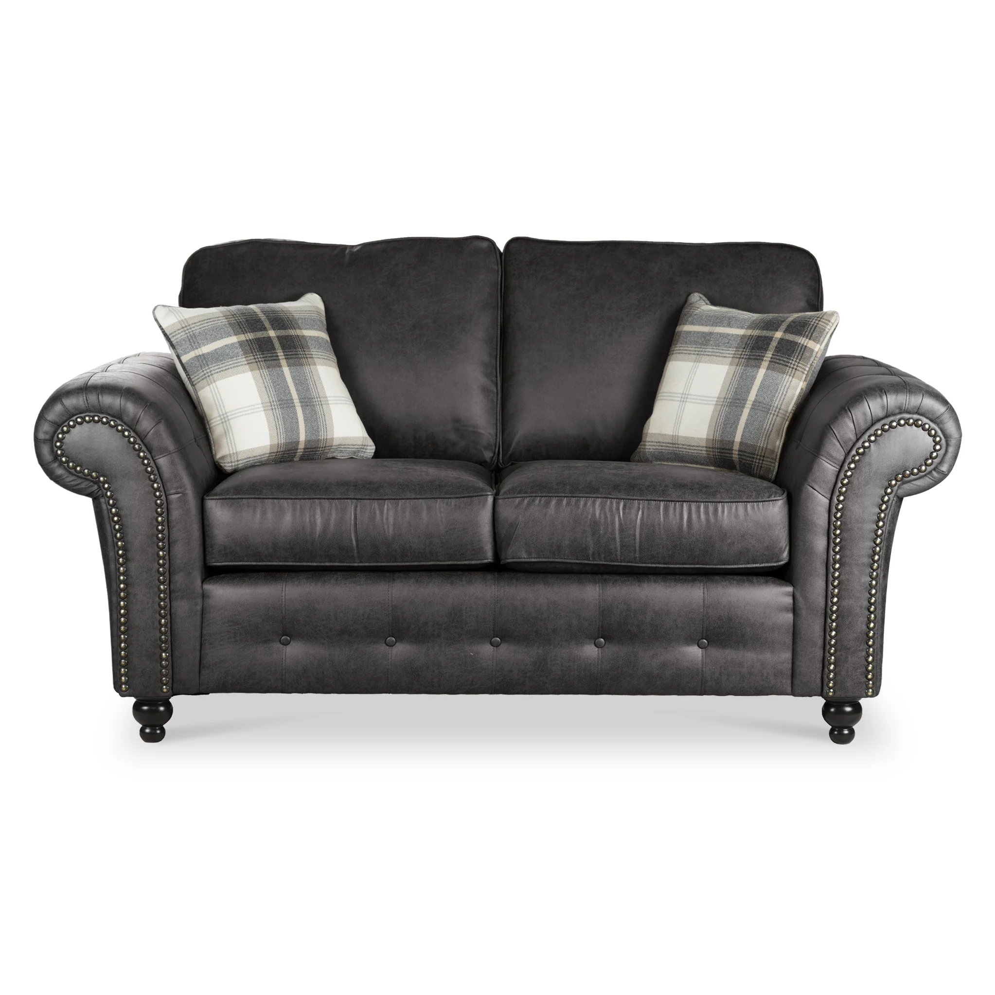 Edward Faux Leather 2 Seater Sofa - Image 18