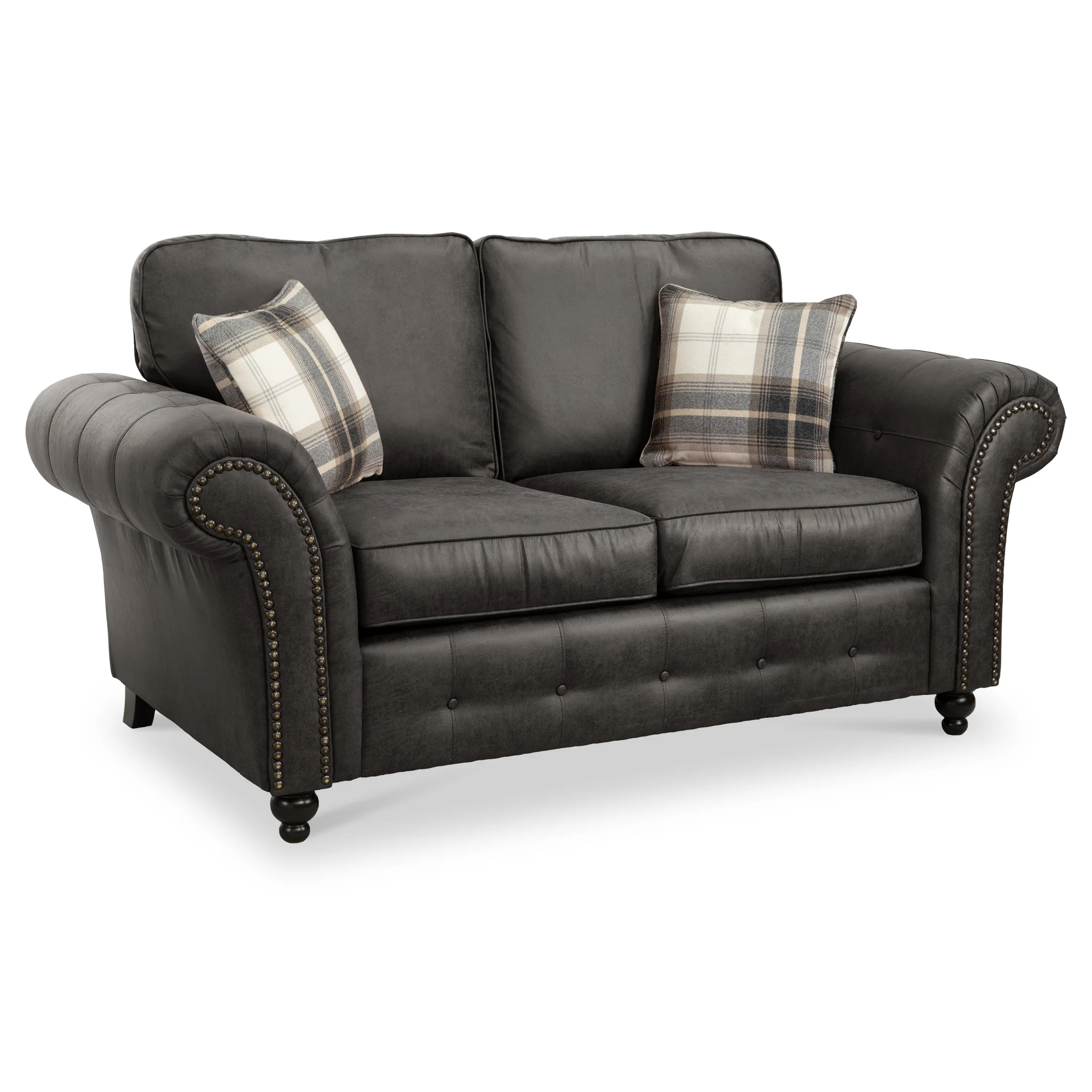 Edward Faux Leather 2 Seater Sofa - Image 19