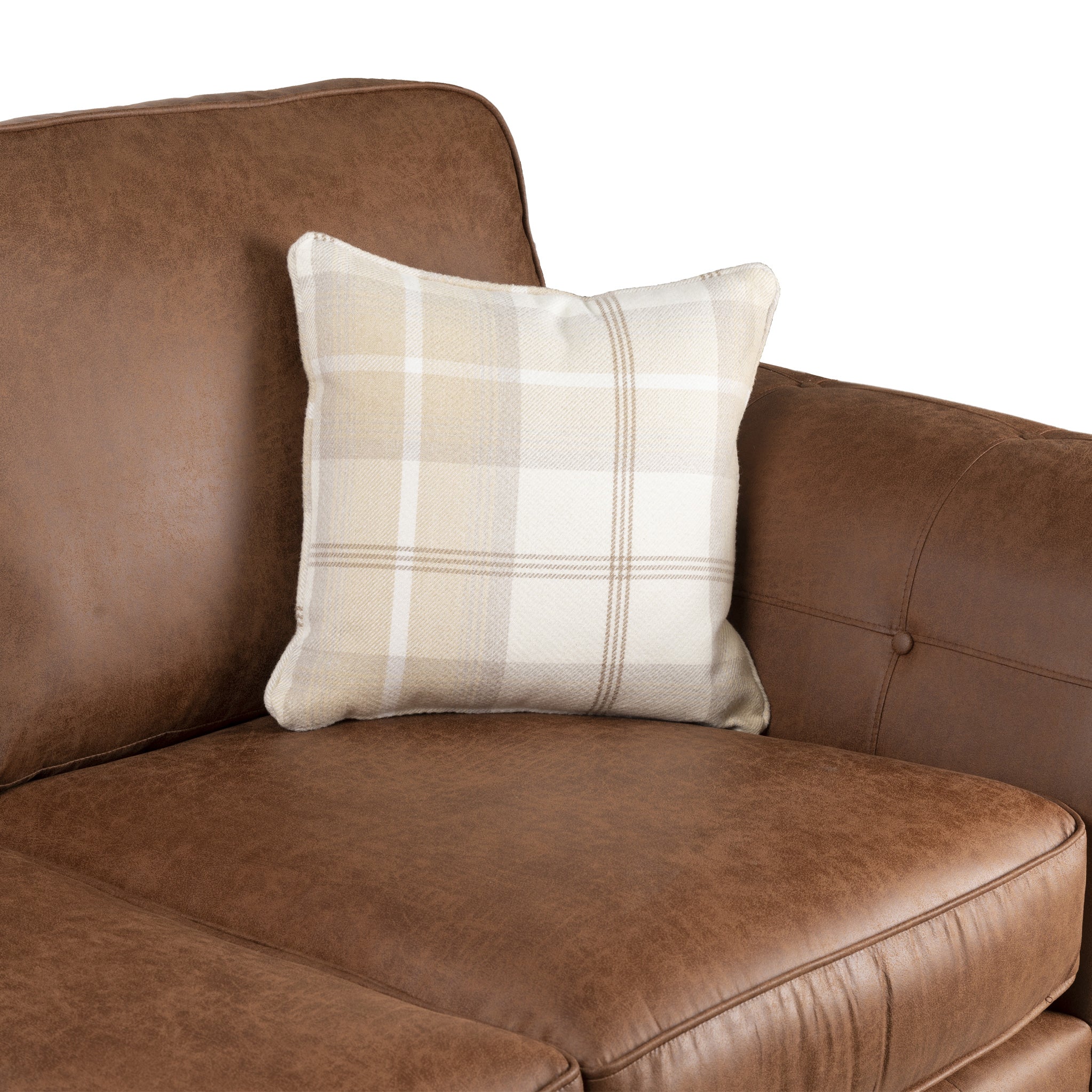 Edward Faux Leather 2 Seater Sofa - Image 6